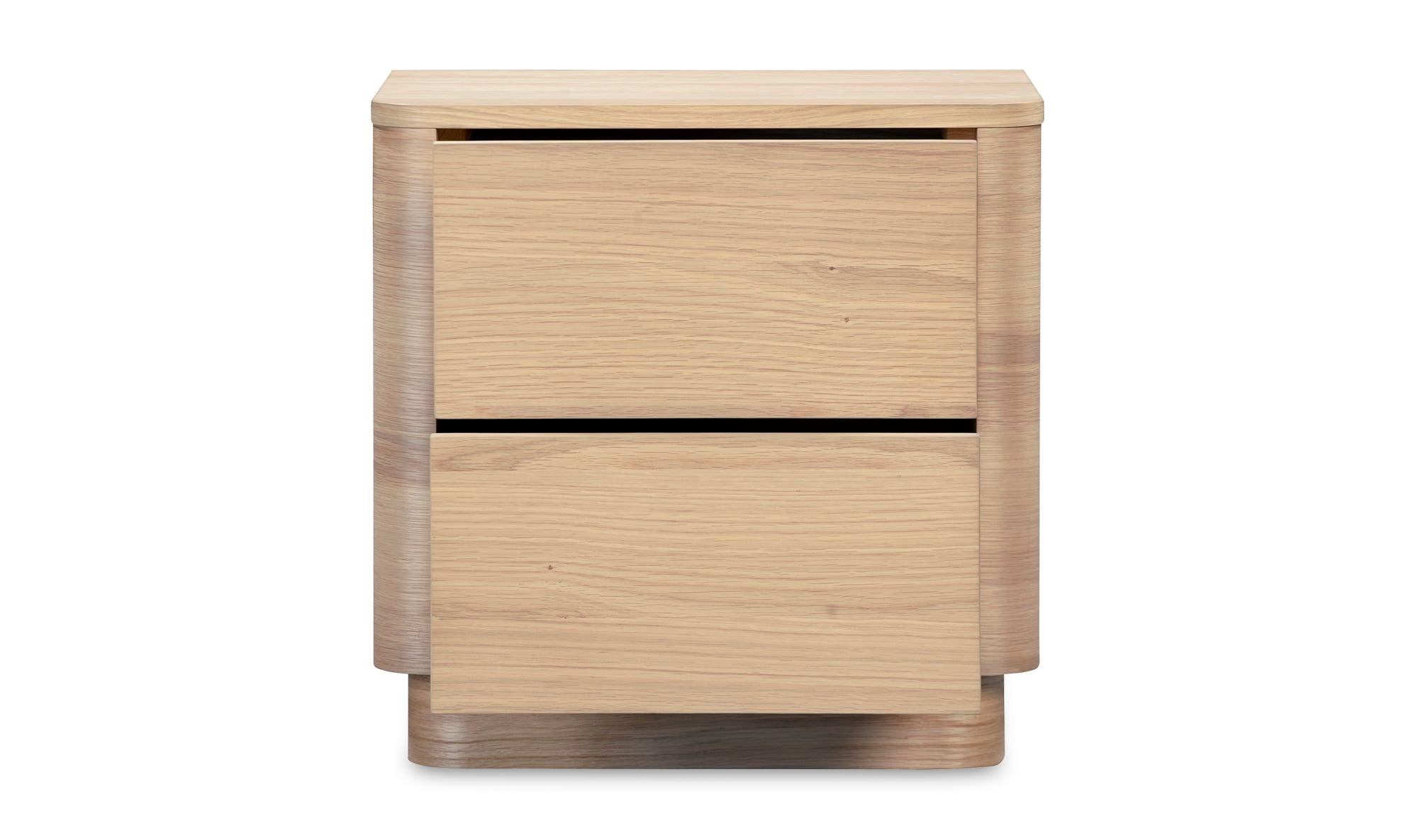 Round Off Tall Nightstand Natural Oak by Moe's Home Collection - view 8