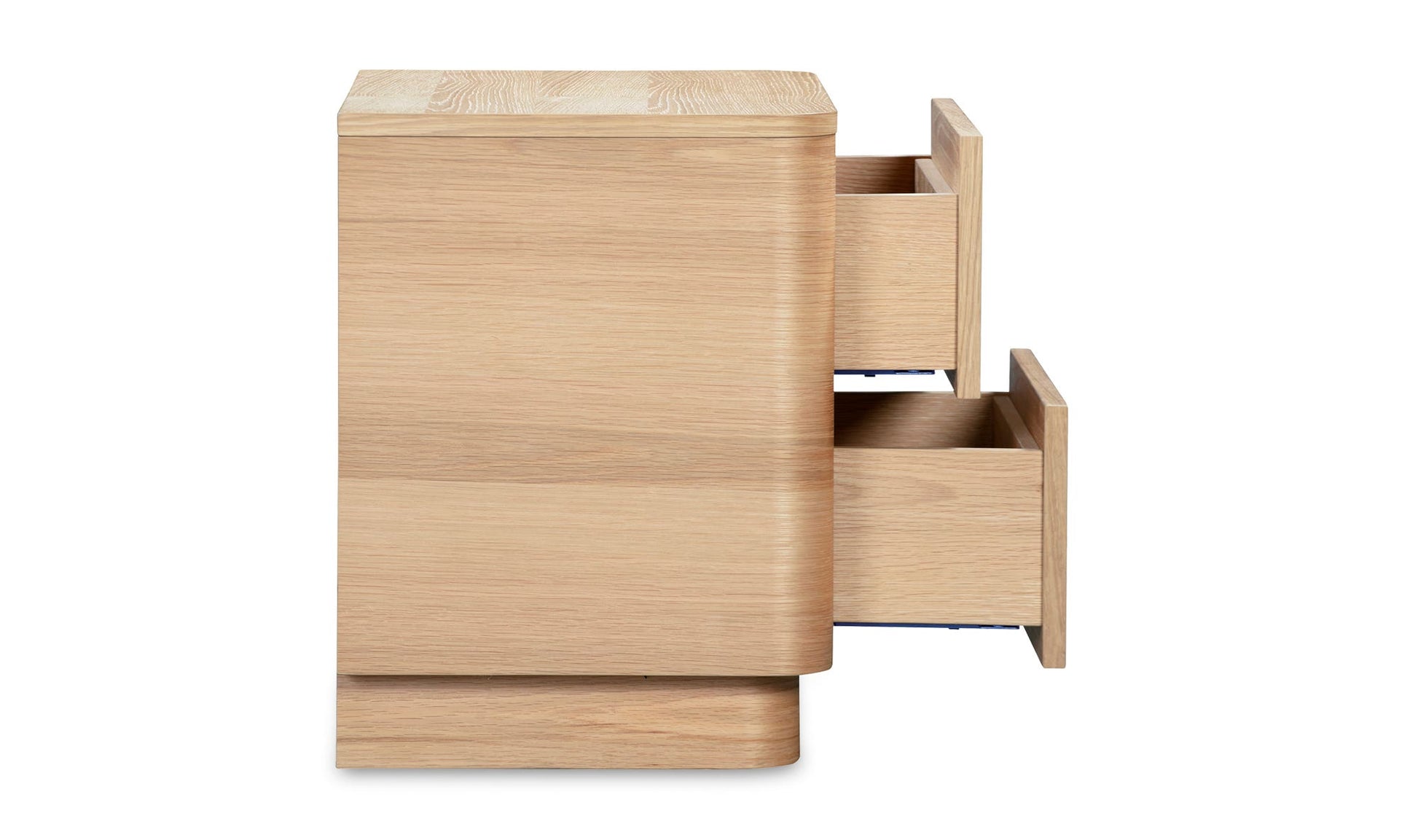 Round Off Tall Nightstand Natural Oak by Moe's Home Collection - view 12