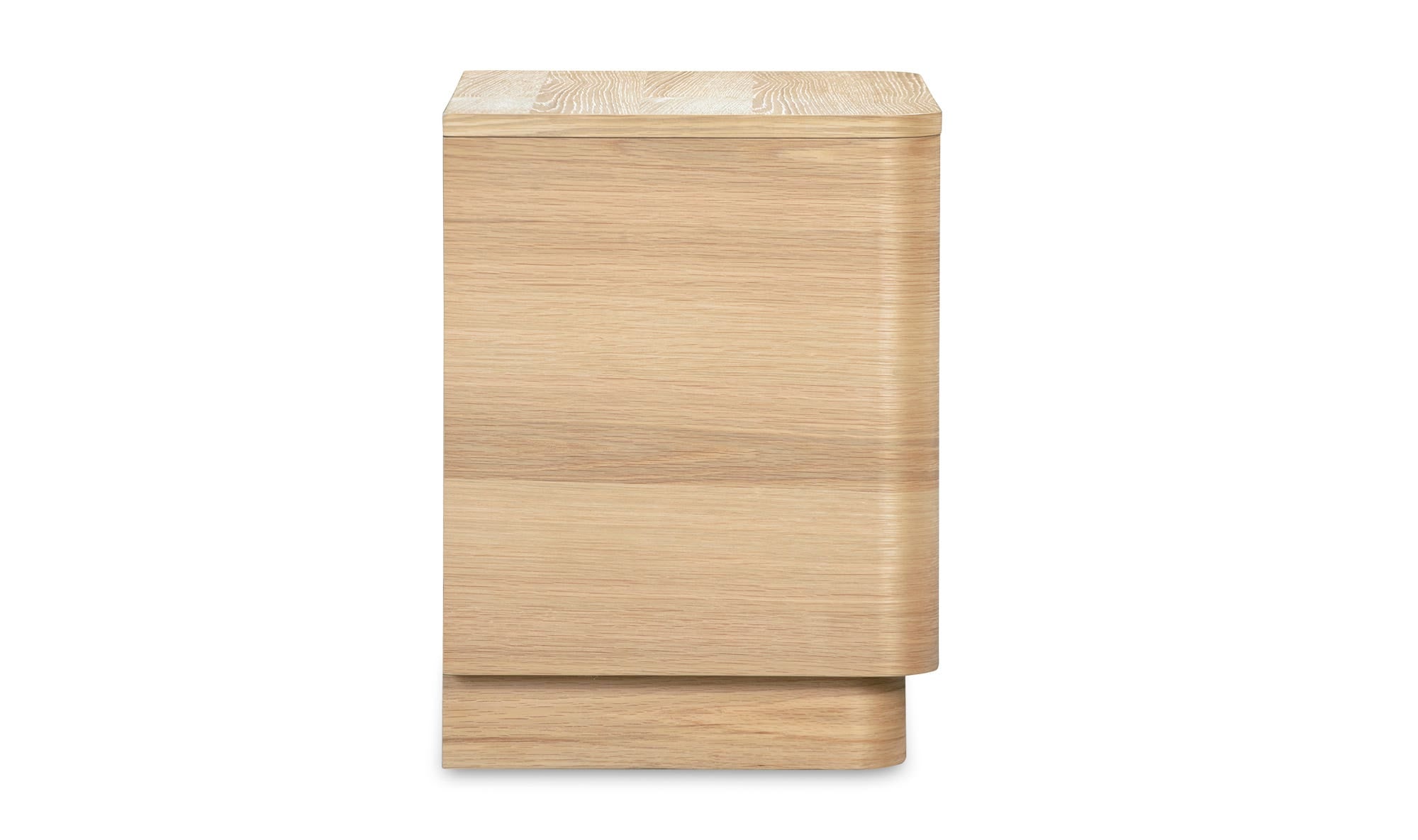 Round Off Tall Nightstand Natural Oak by Moe's Home Collection - view 11