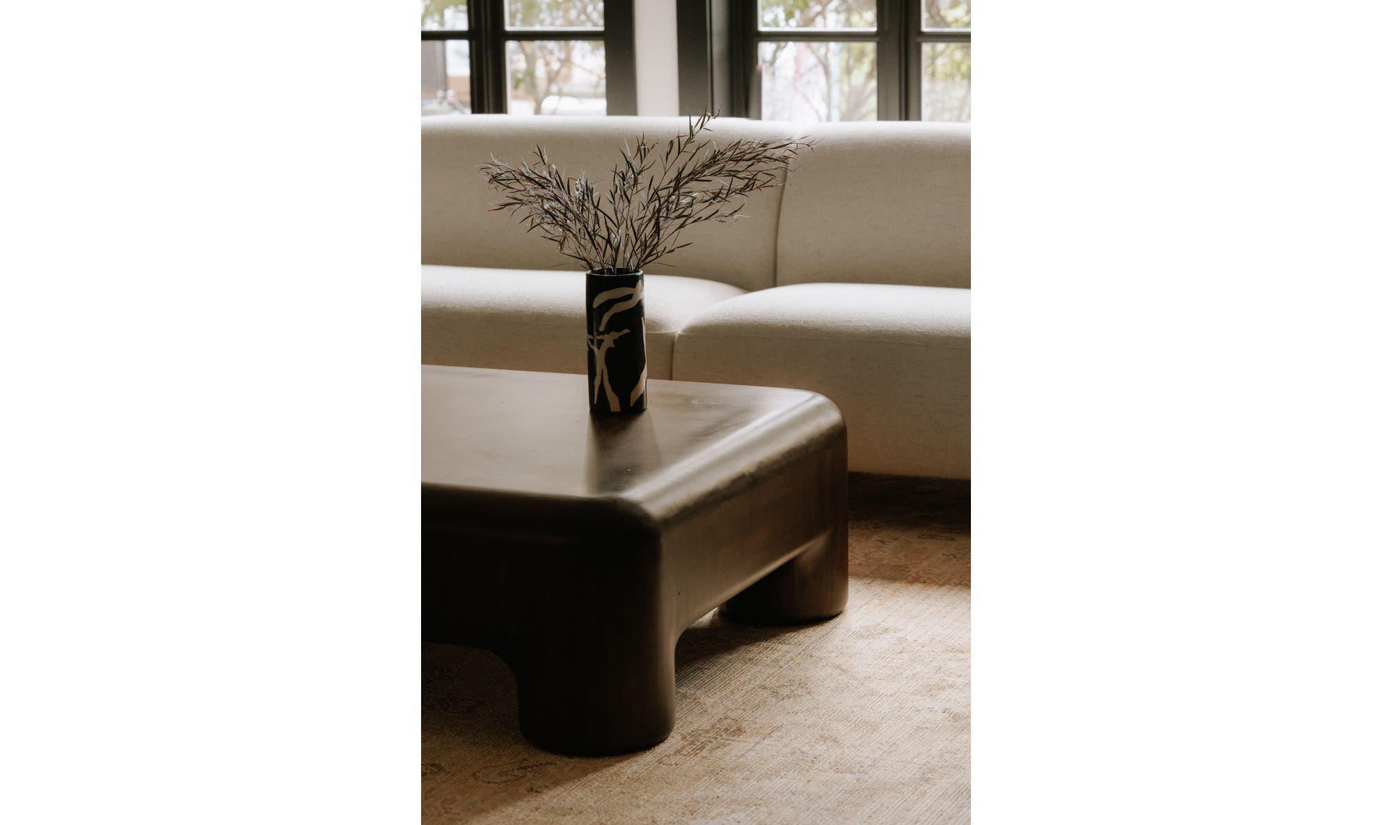 Rowan Coffee Table Dark Brown by Moe's Home Collection - view 8