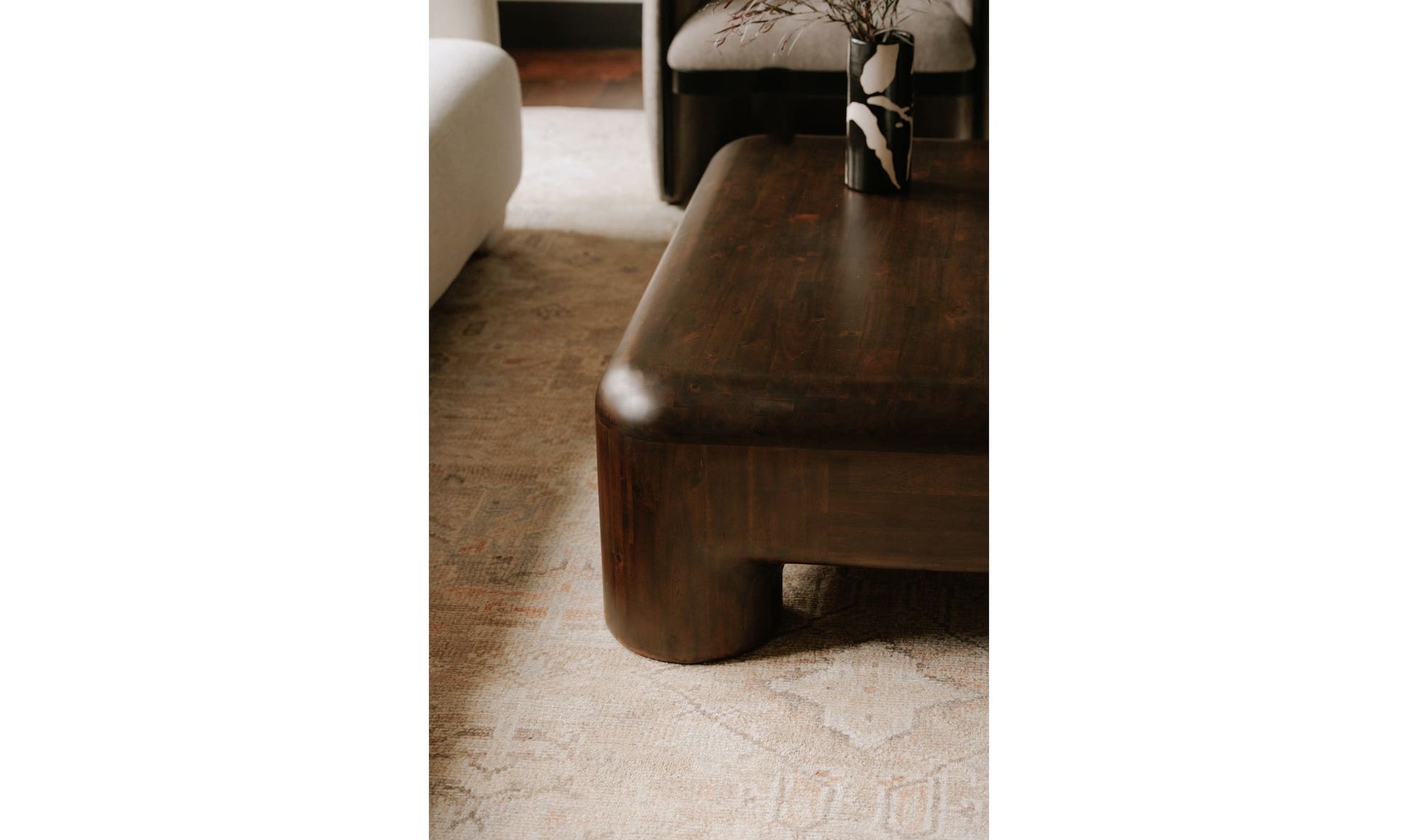 Rowan Coffee Table Dark Brown by Moe's Home Collection - view 9