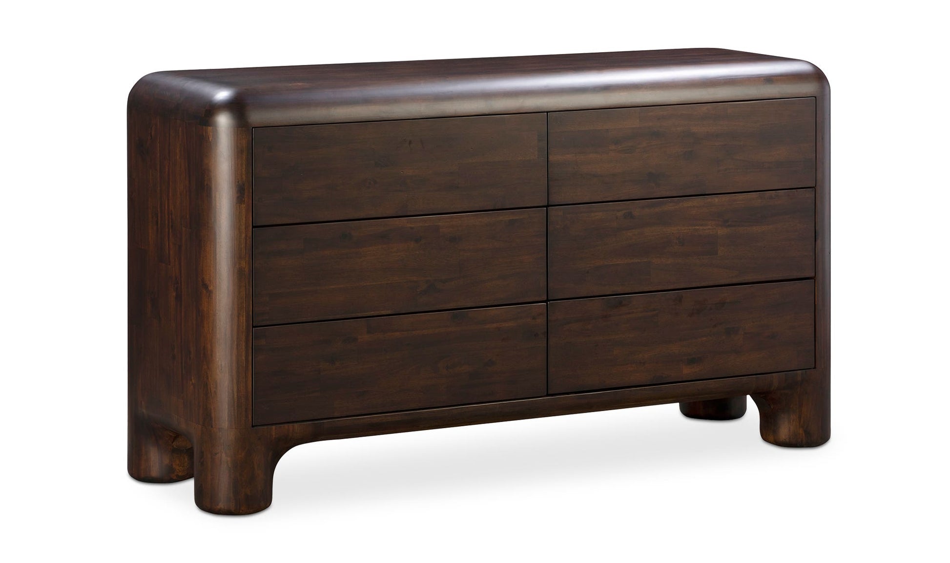 Rowan 6 Drawer Dresser Dark Brown by Moe's Home Collection - view 9