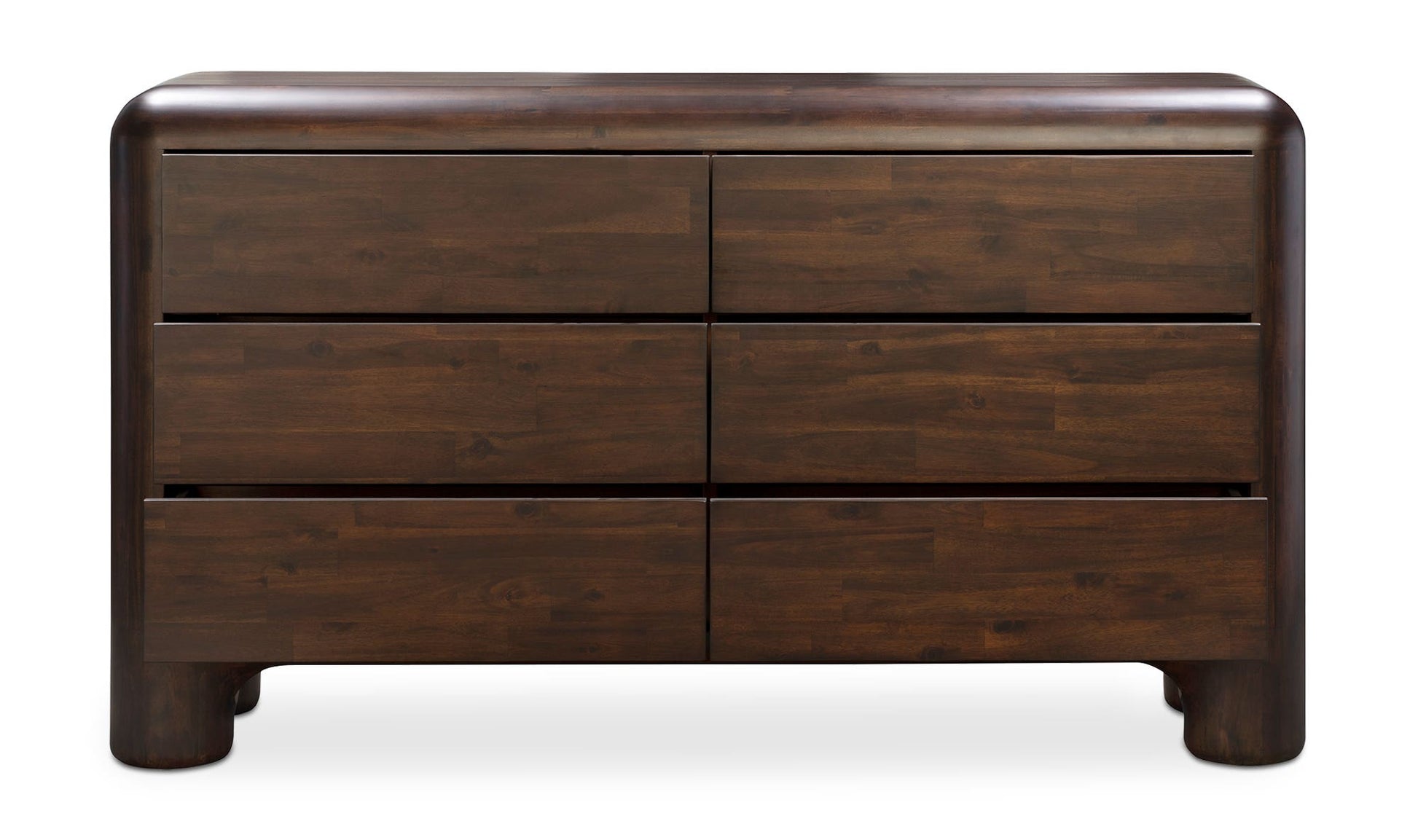 Rowan 6 Drawer Dresser Dark Brown by Moe's Home Collection - view 12