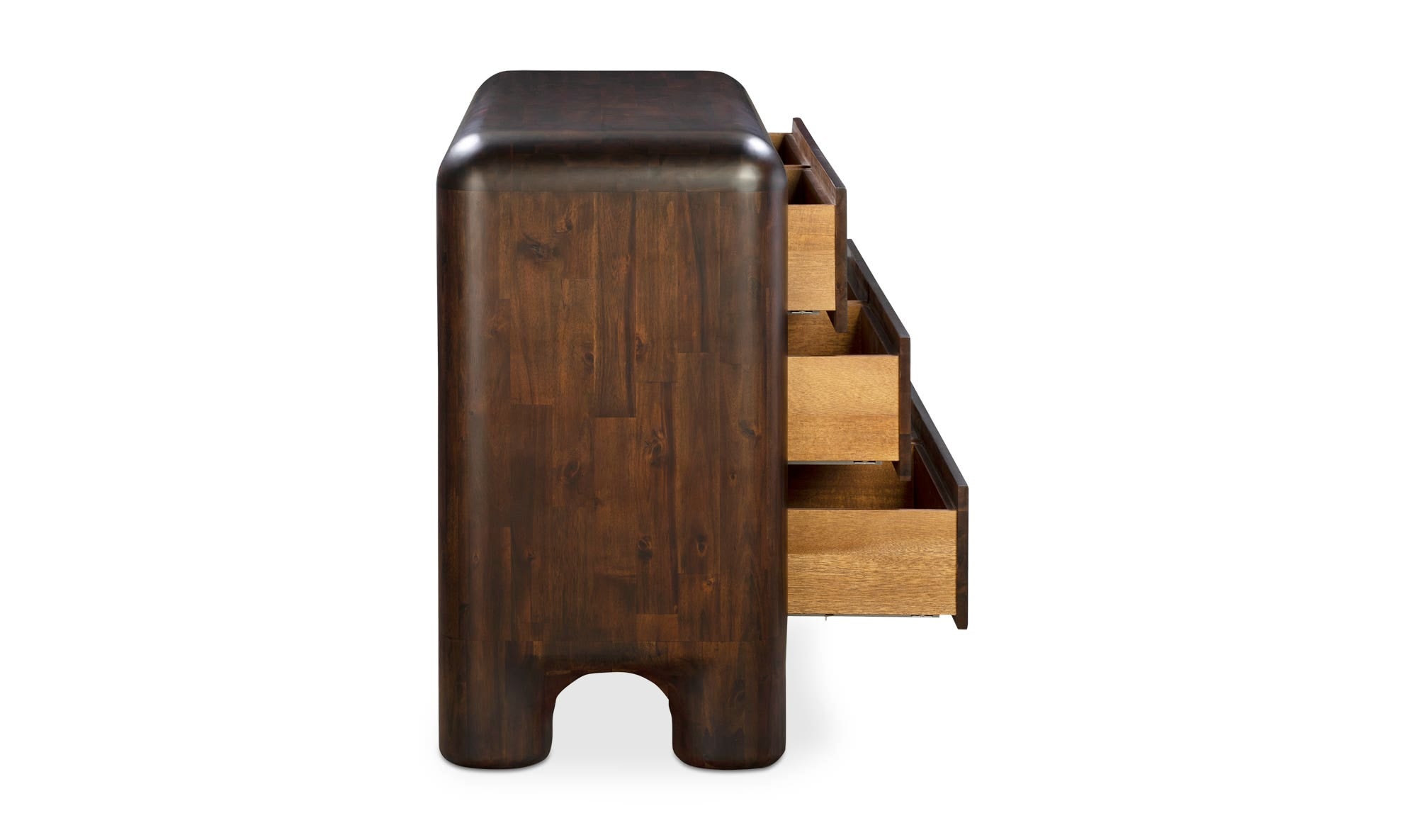 Rowan 6 Drawer Dresser Dark Brown by Moe's Home Collection - view 14