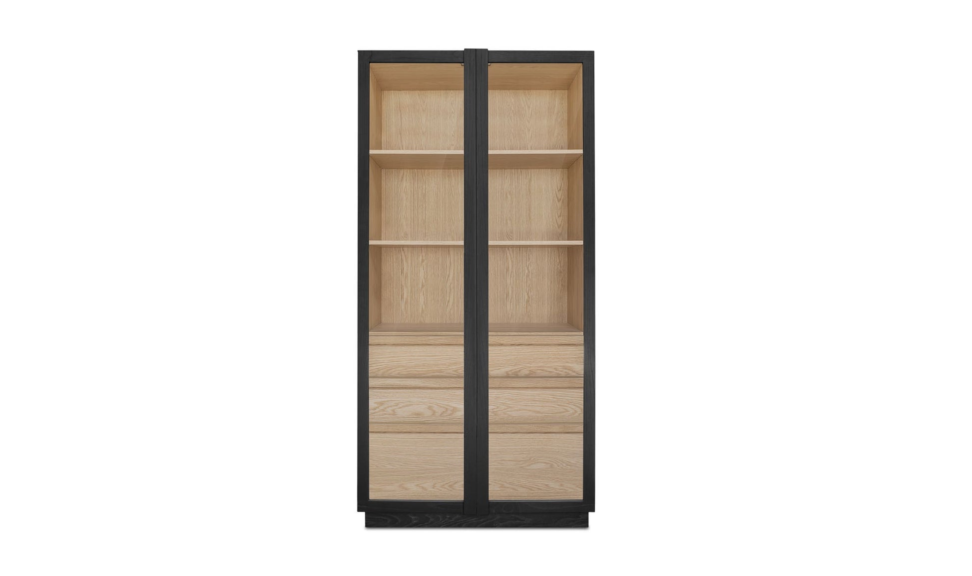 Charlotte Tall Cabinet Black by Moe's Home Collection - view 6