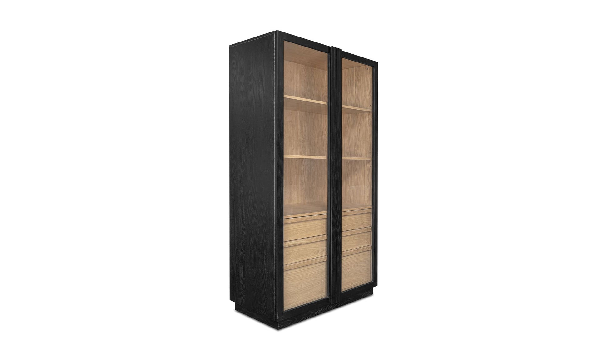 Charlotte Tall Cabinet Black by Moe's Home Collection - view 9