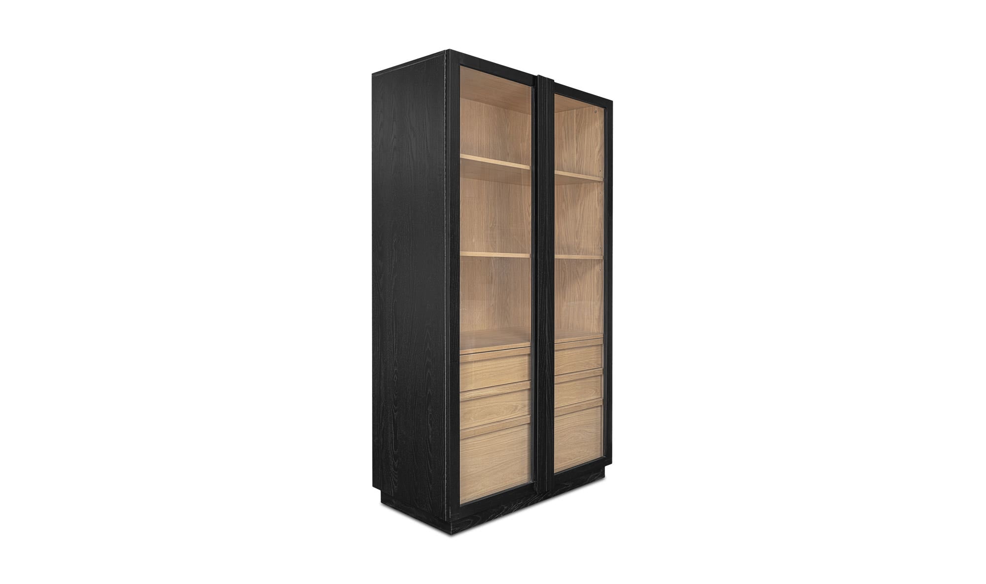 Charlotte Tall Cabinet Black by Moe's Home Collection - view 9