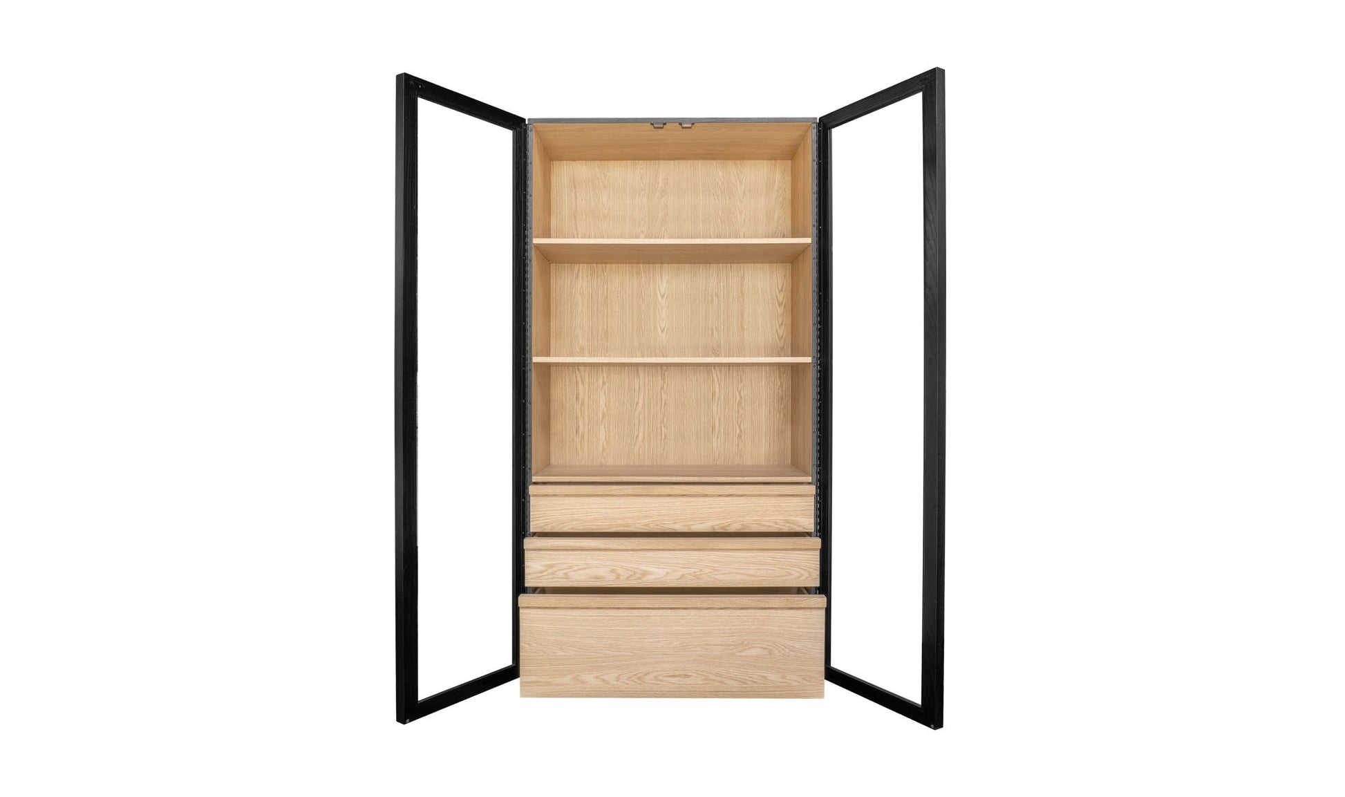Charlotte Tall Cabinet Black by Moe's Home Collection - view 13