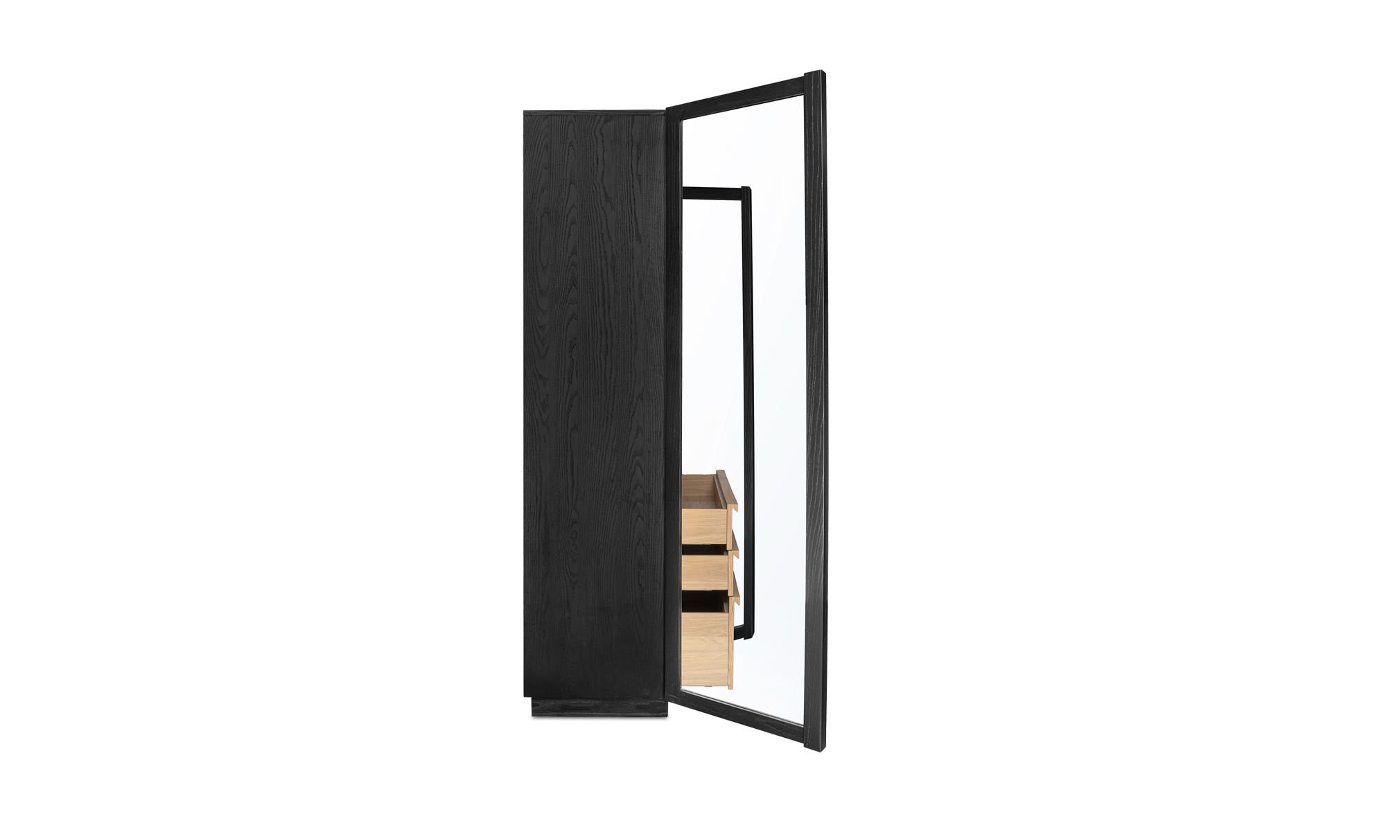 Charlotte Tall Cabinet Black by Moe's Home Collection - view 15