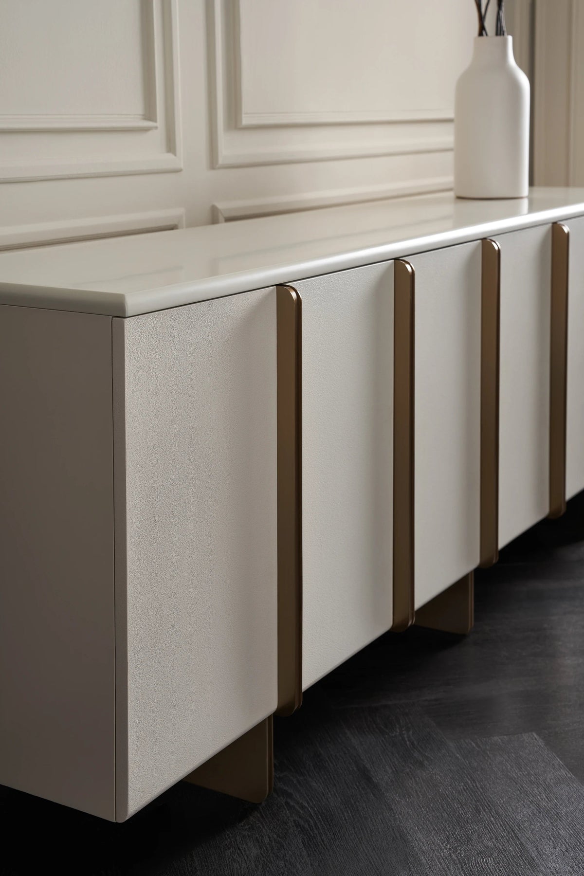 Emphasis Credenza Almost White 86.25" by Caracole - view 3