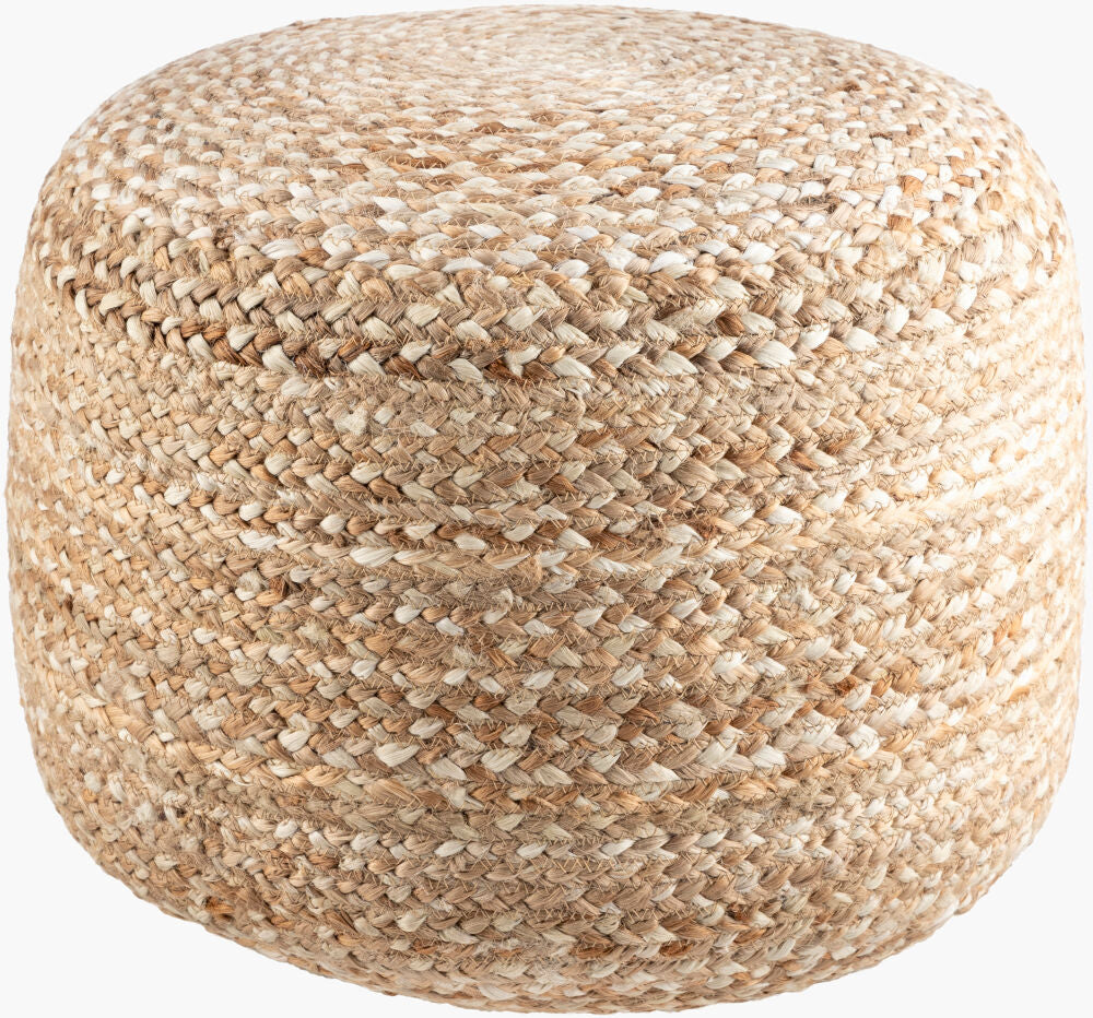 Yaroslave Pouf - 14"H x 18"W x 18"D