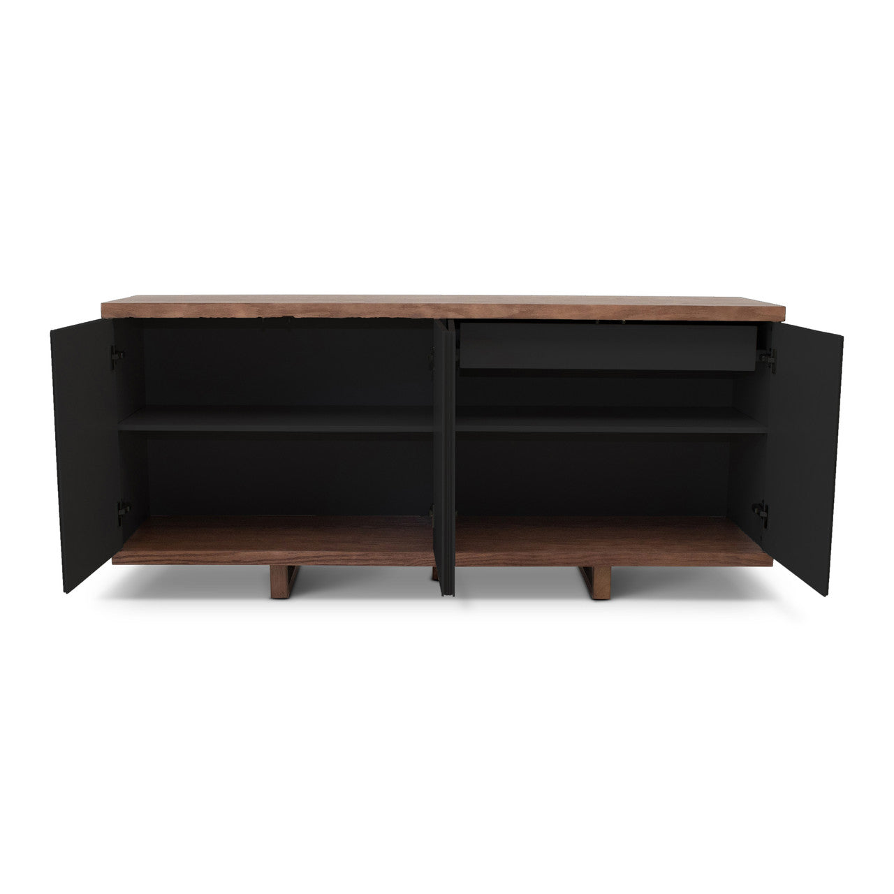 Modern Brazilian - Copany - Buffet - Nogal Frame - Off White Doors