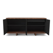 Modern Brazilian - Copany - Buffet - Nogal Frame - Off White Doors