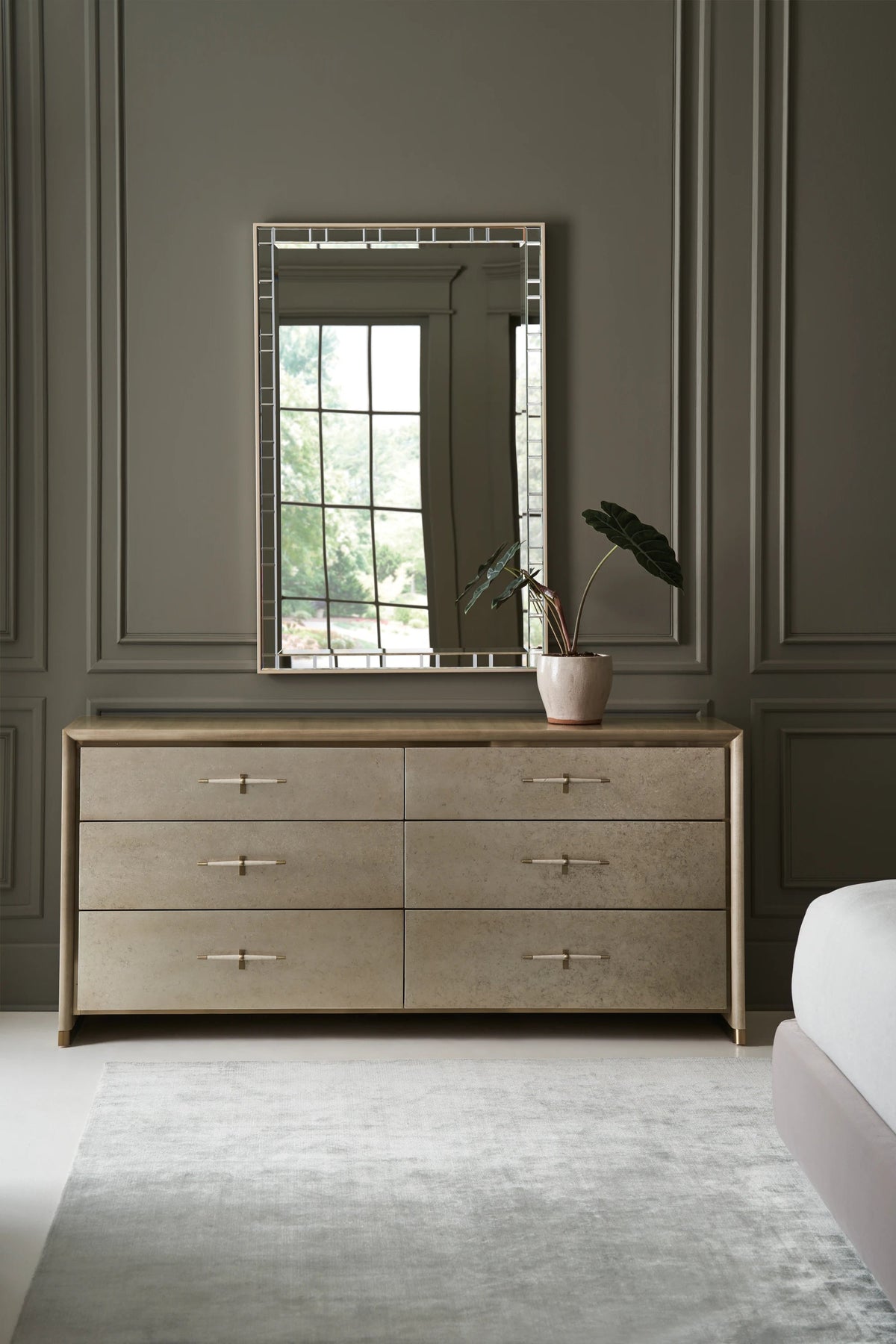 Hang Up Dresser Brushed Gold 70" by Caracole - view 2