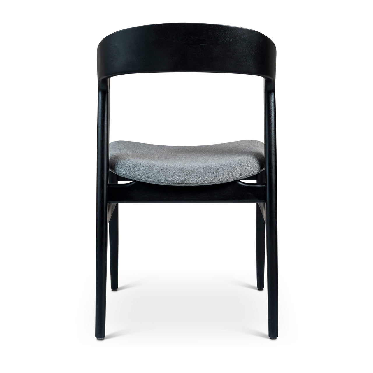 Modern Brazilian - Velma - Side Chair - Essence Grey Seat - Ebano Frame