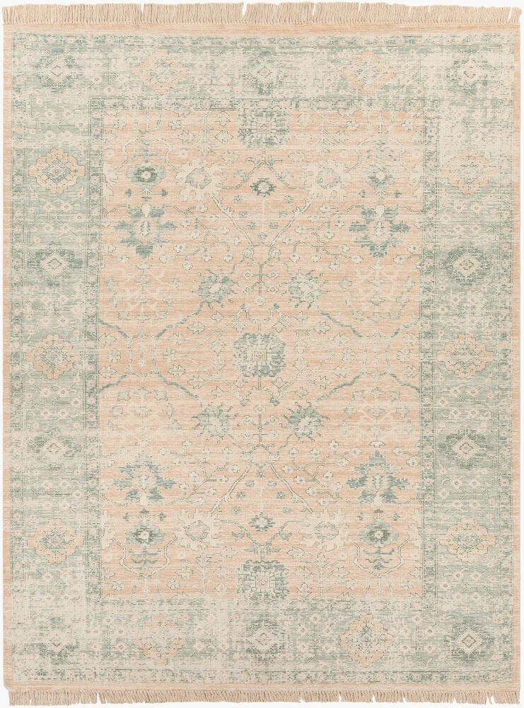 Zainab Camel/White Handmade Rug - 2' x 3'