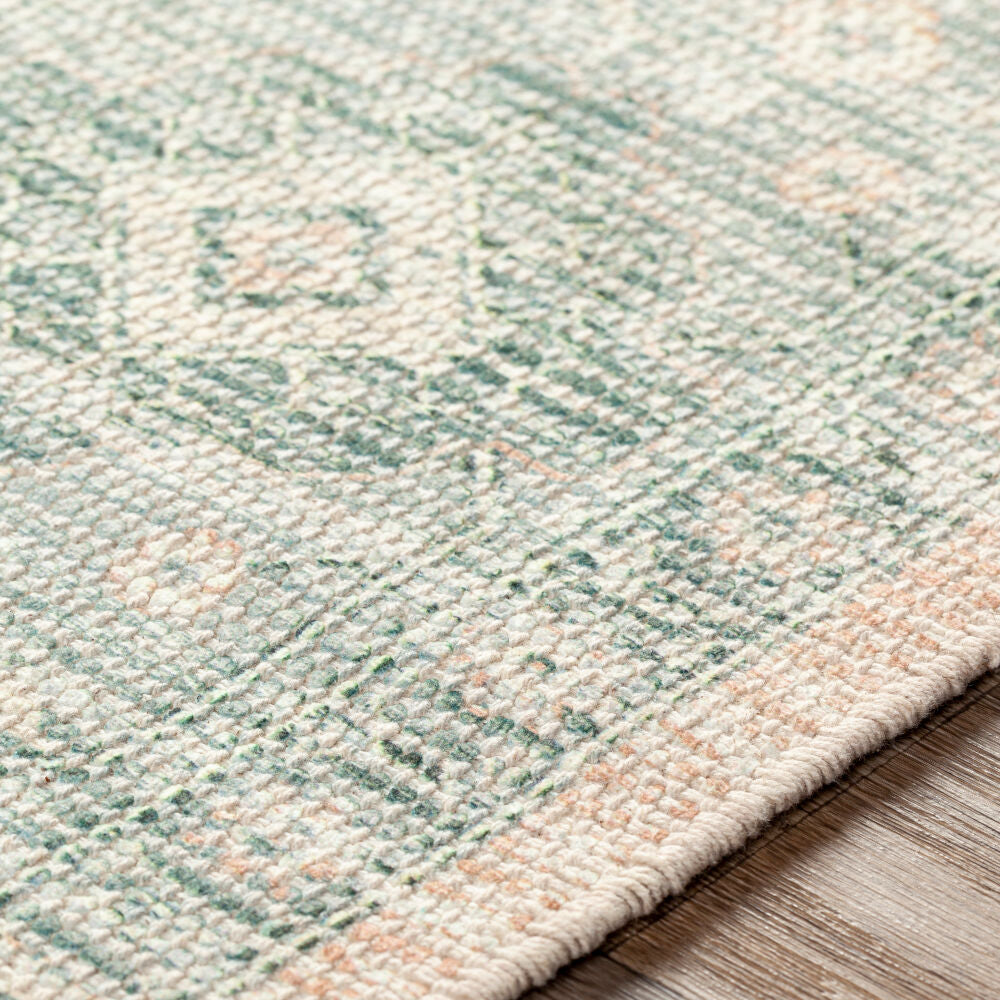 Zainab Camel/White Handmade Rug - texture