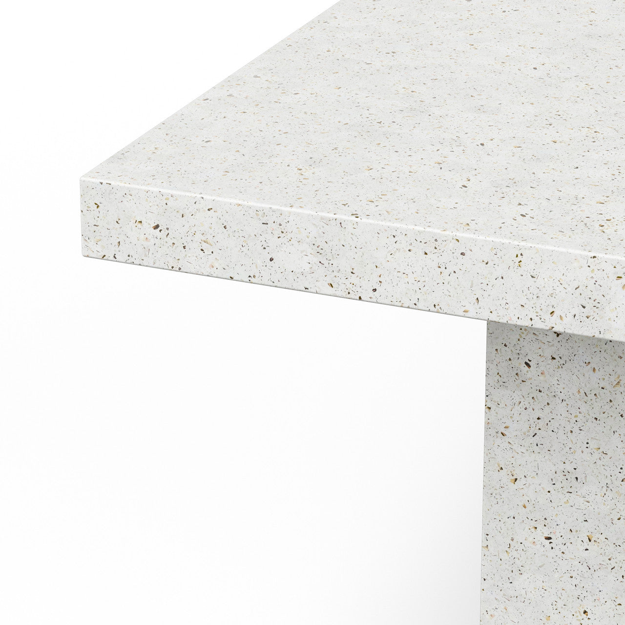 Mixx - Elcor Dining Table - 47" x 95" - Ivory Terrazzo
