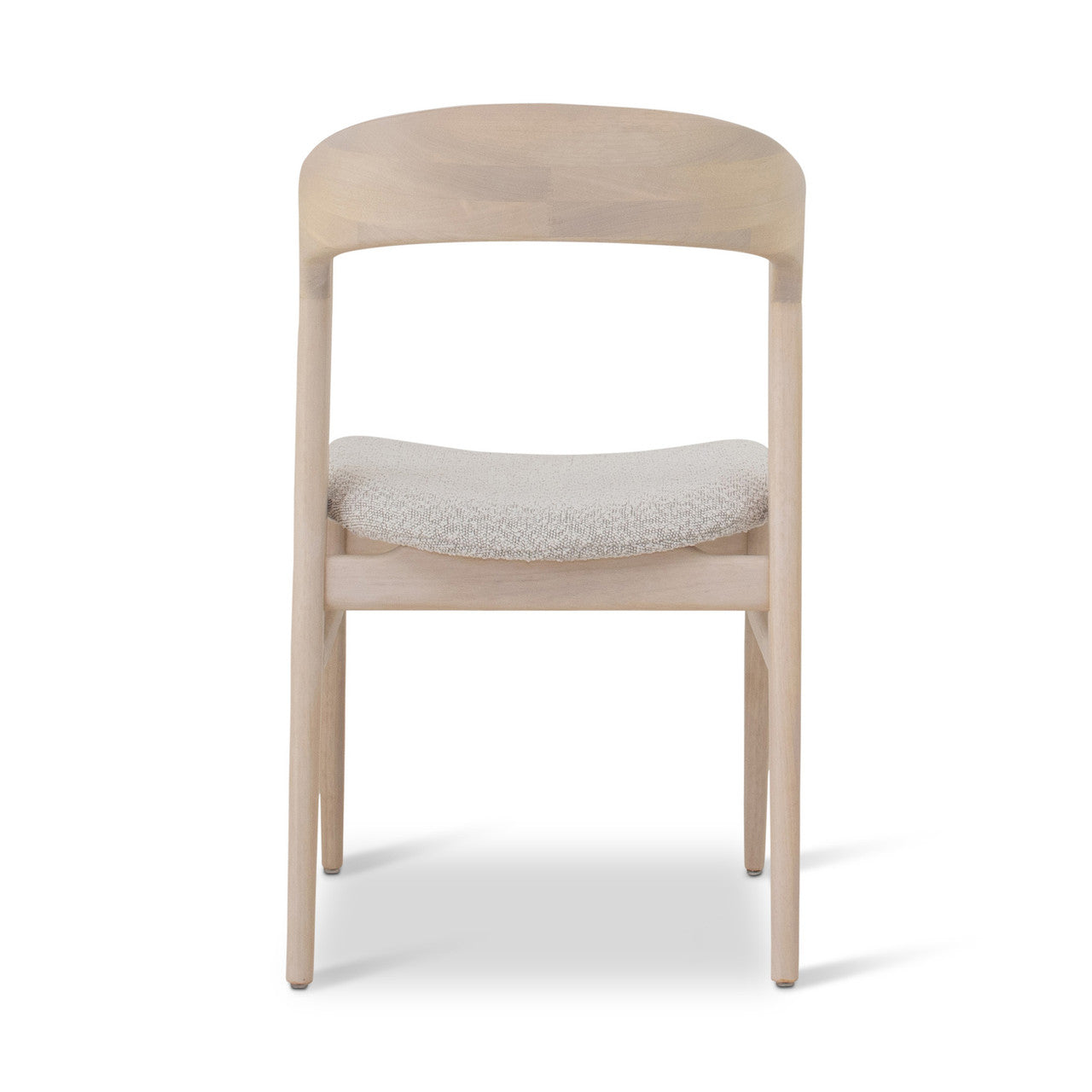 Modern Brazilian - Velma - Side Chair - Bouclé Crafted Glaze Seat - Nevoa Frame
