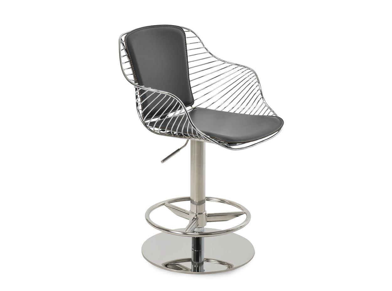 Zebra Arm Piston Stool