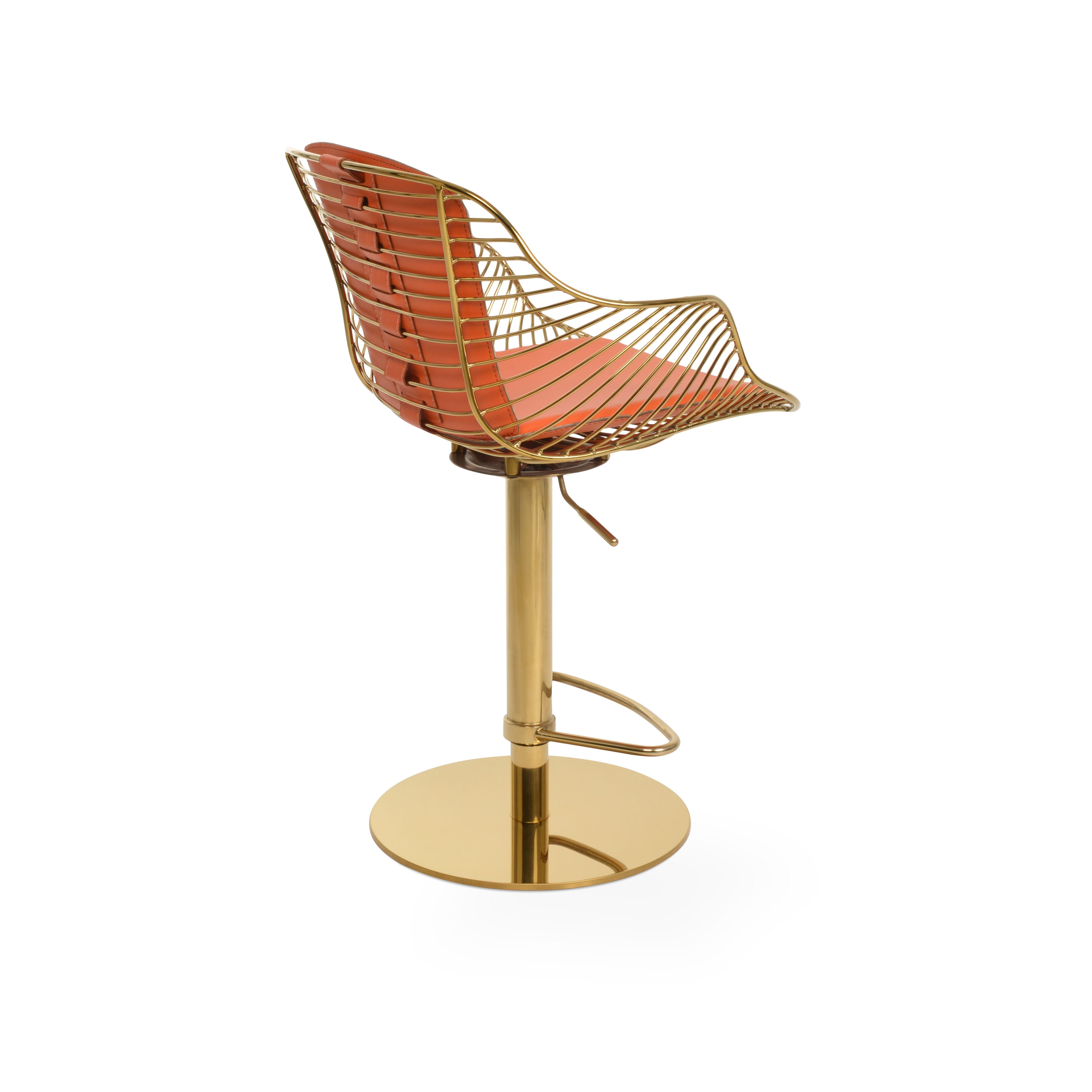 Zebra Arm Piston Stool