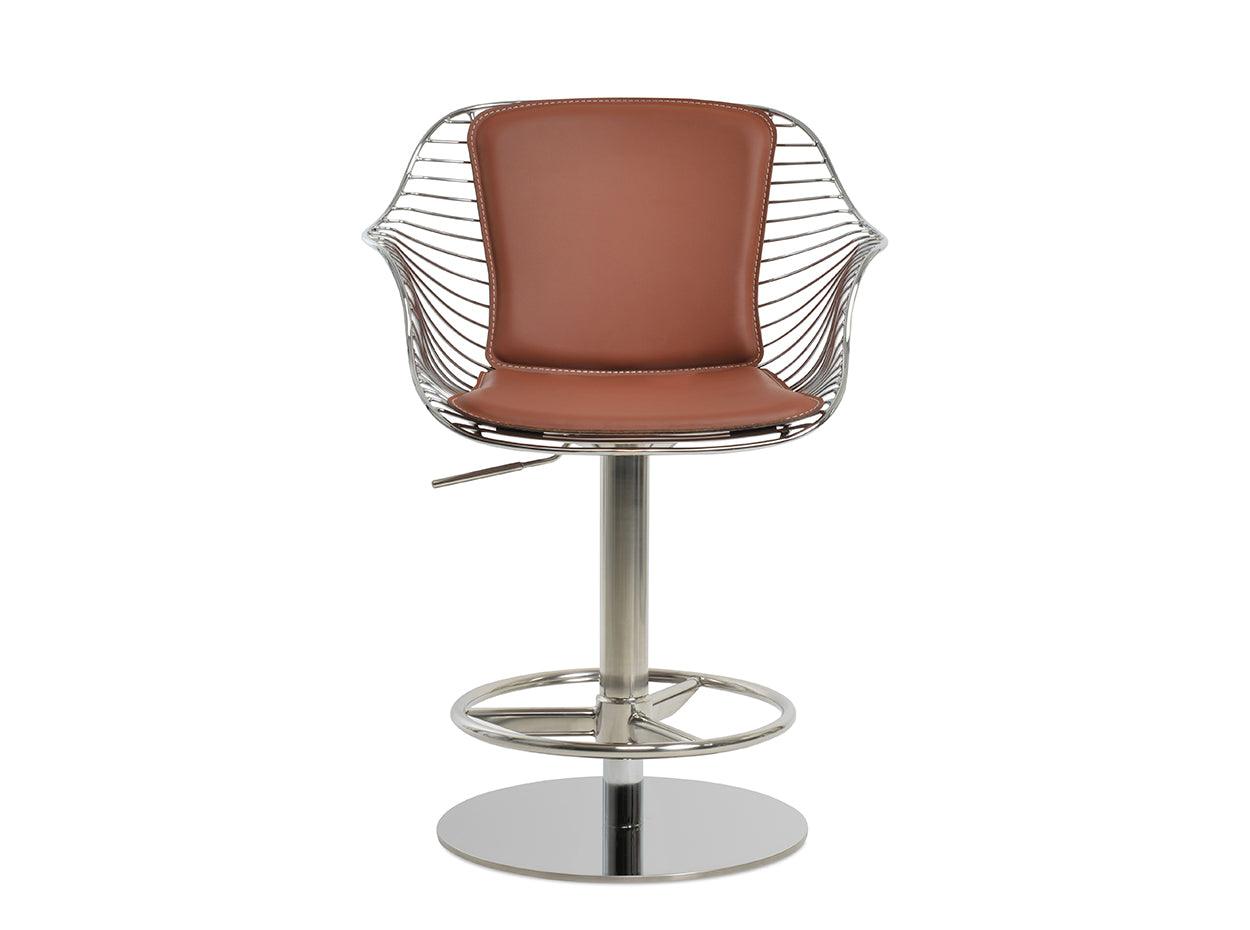 Zebra Arm Piston Stool