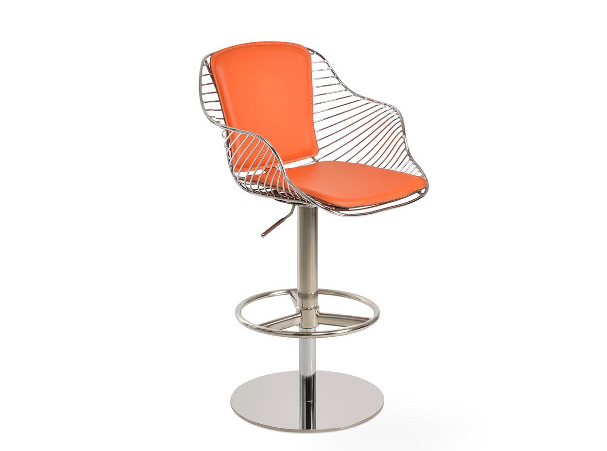 Zebra Arm Piston Stool