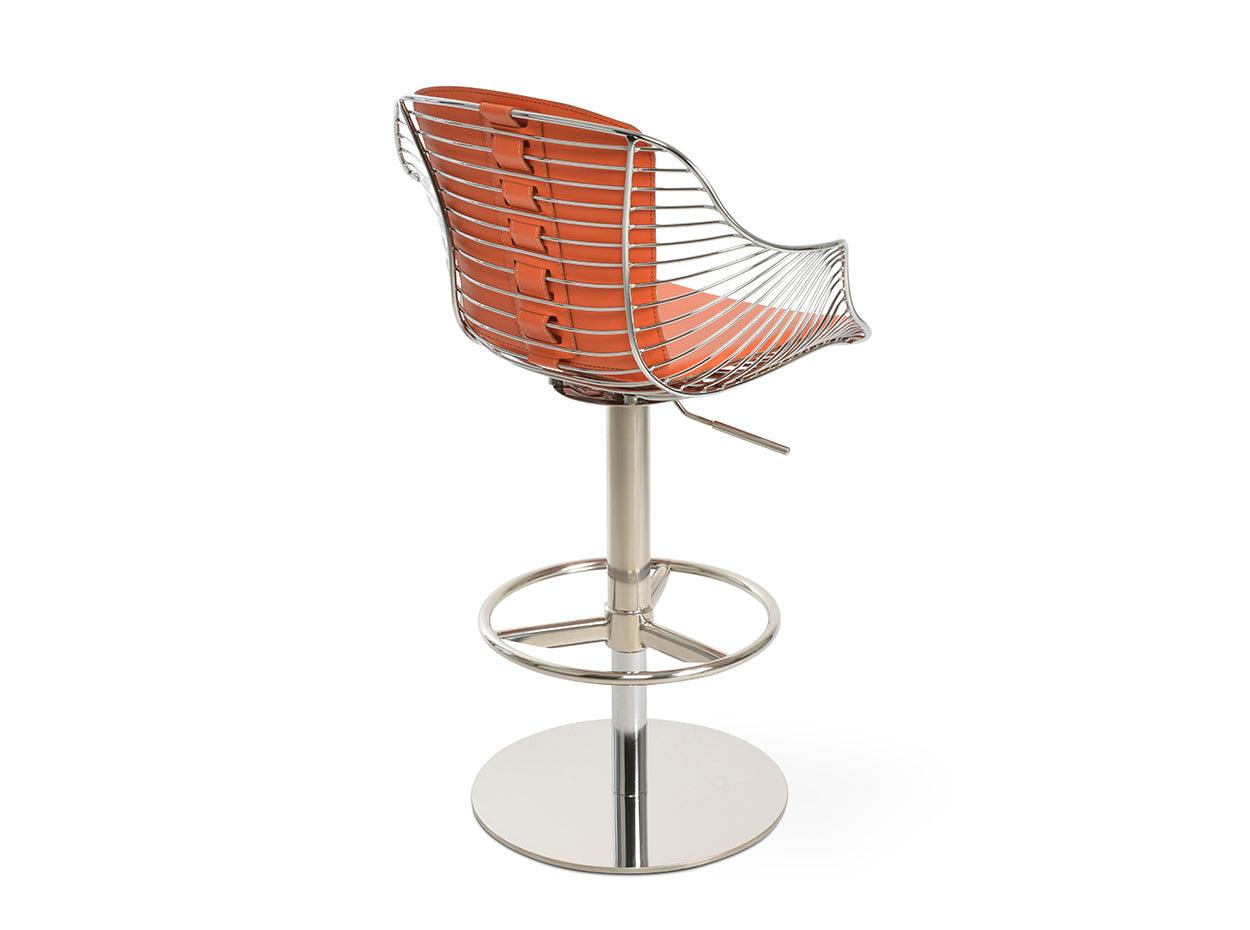 Zebra Arm Piston Stool