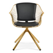 Zebra Arm Stick Swivel Chair