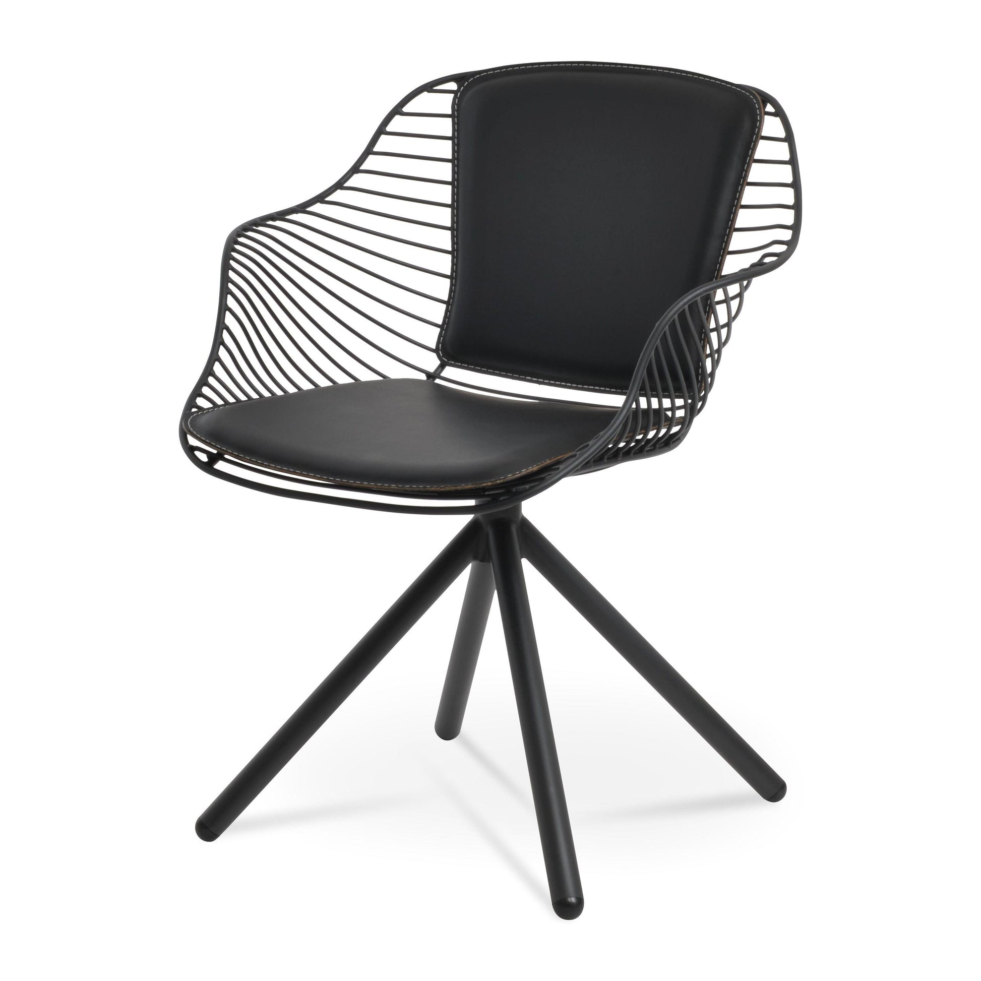 Zebra Arm Stick Swivel Chair