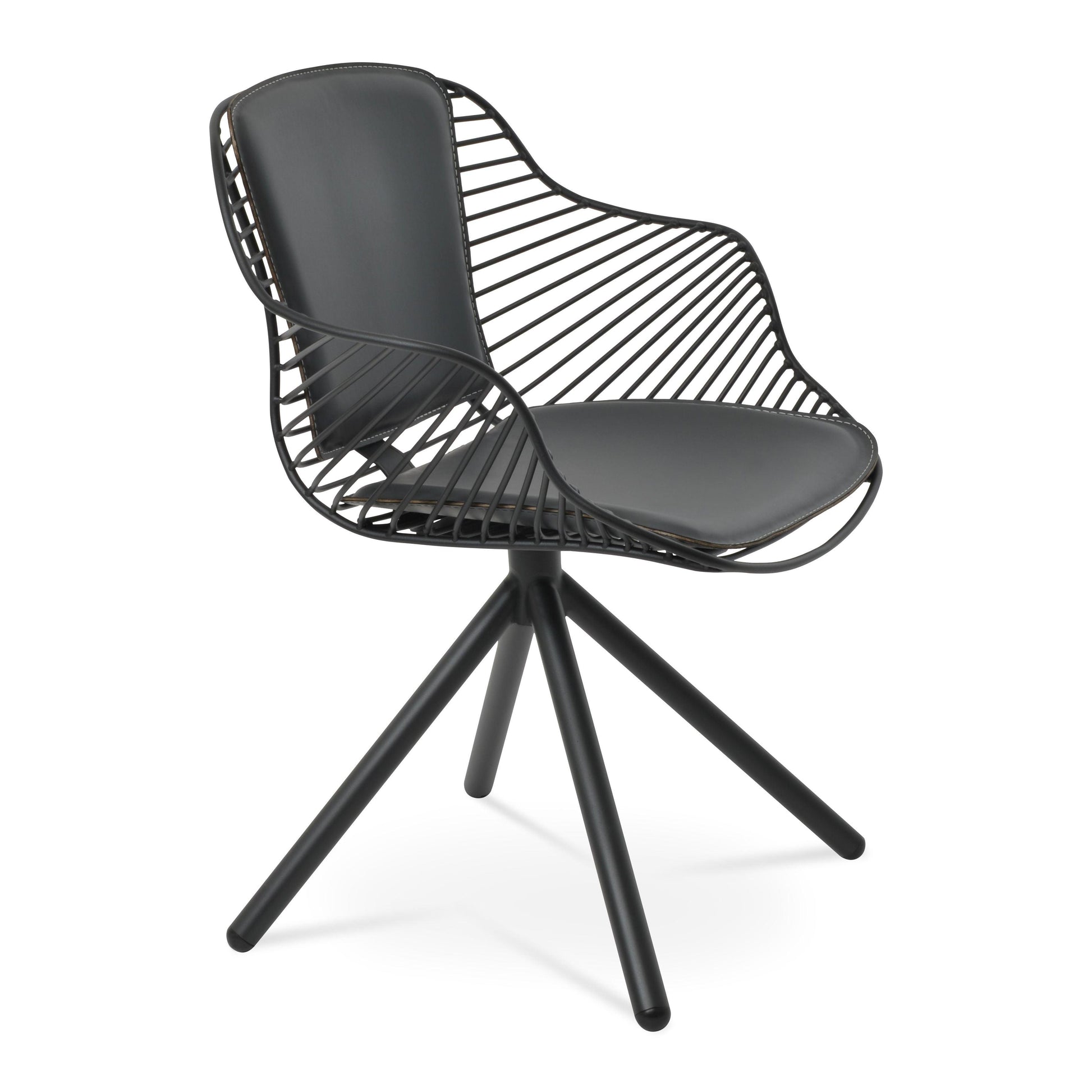 Zebra Arm Stick Swivel Chair