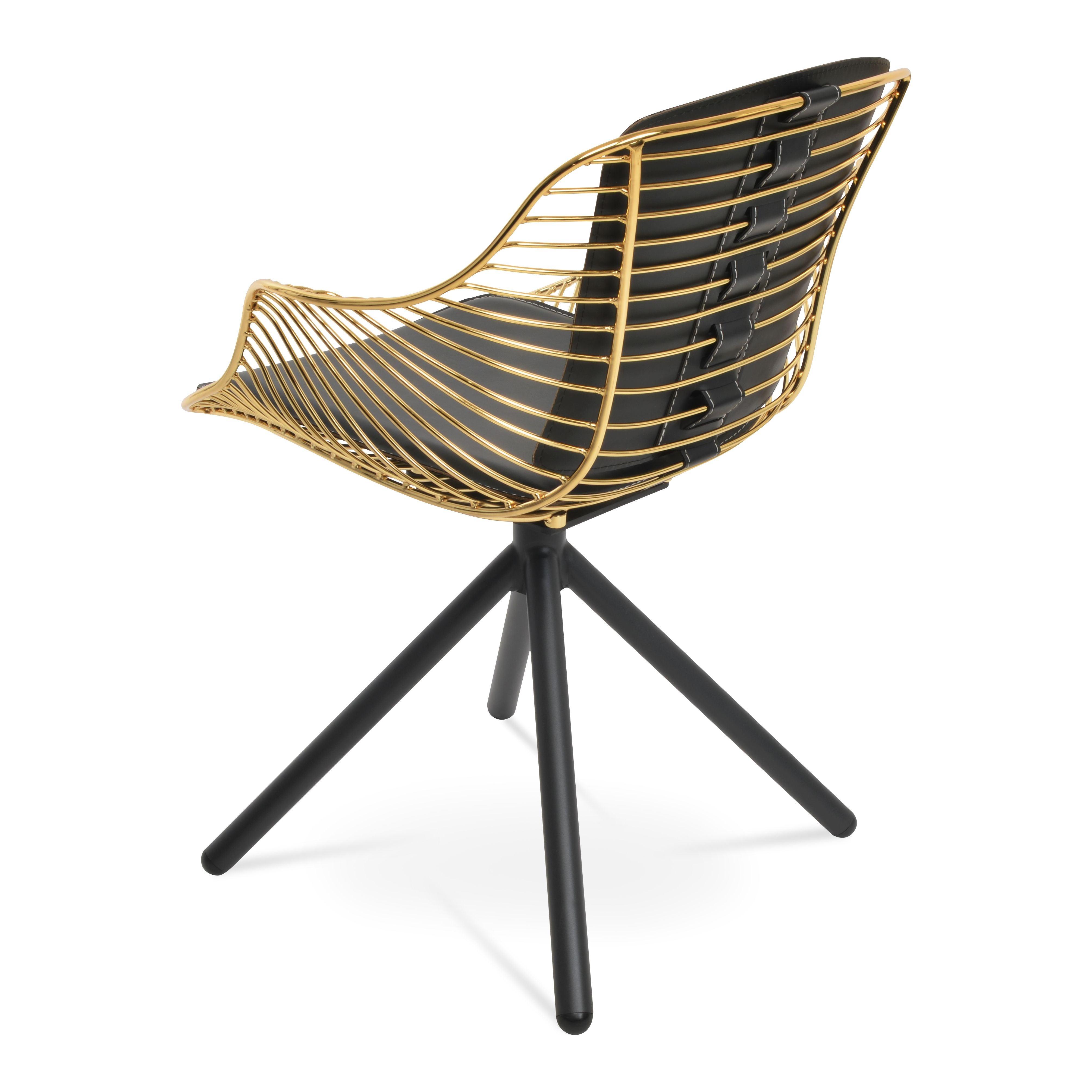 Zebra Arm Stick Swivel Chair