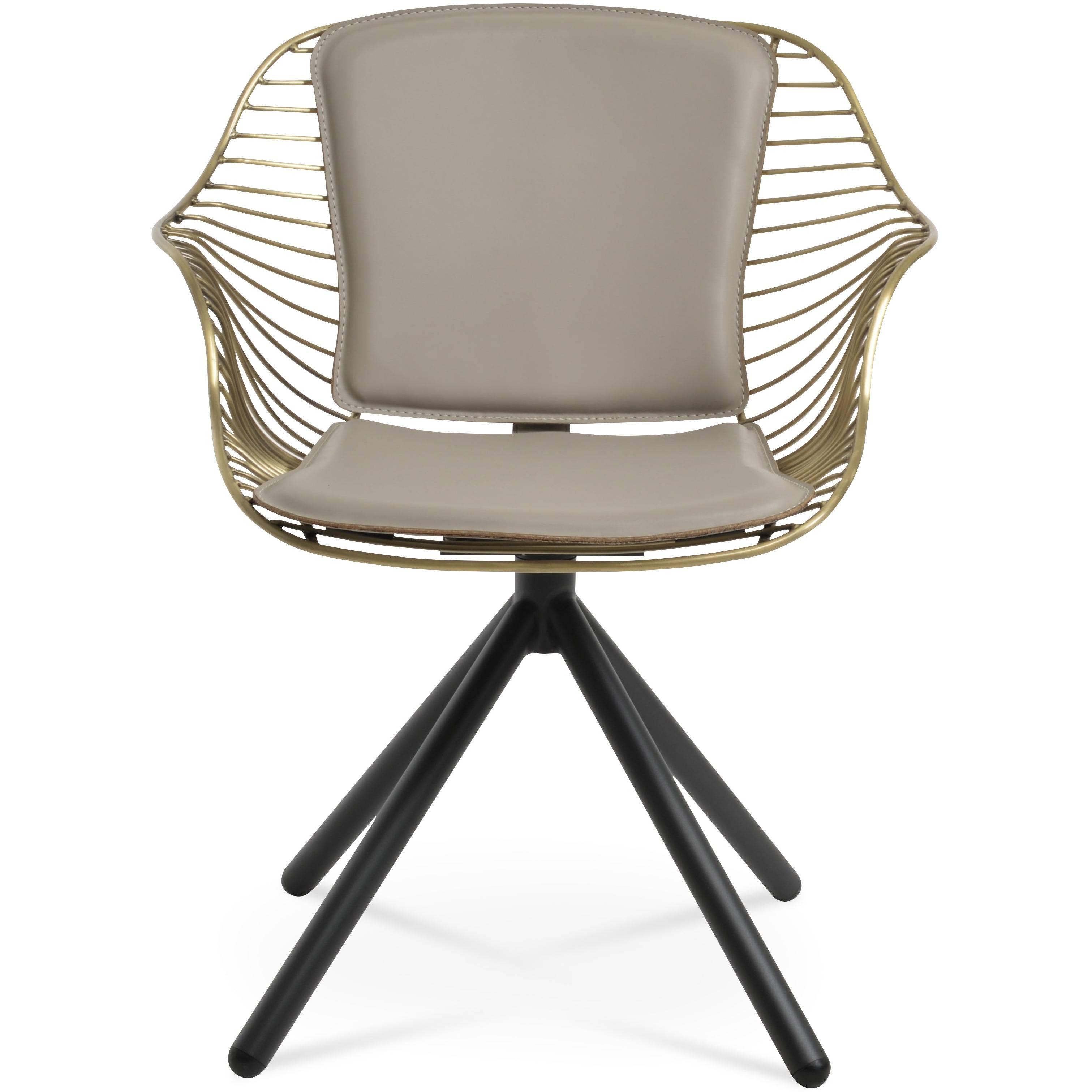 Zebra Arm Stick Swivel Chair