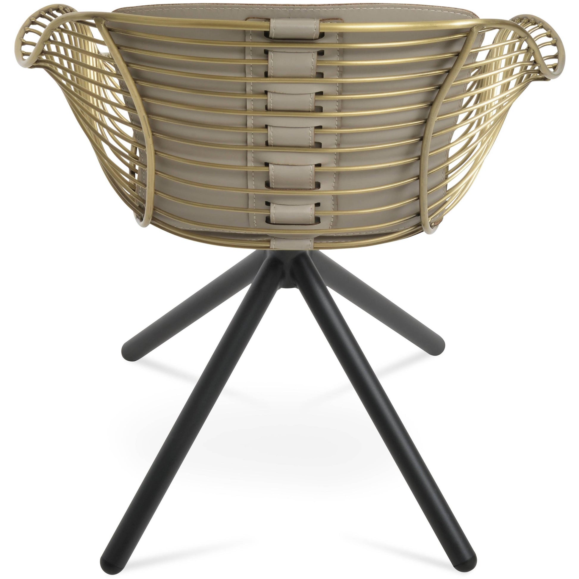 Zebra Arm Stick Swivel Chair