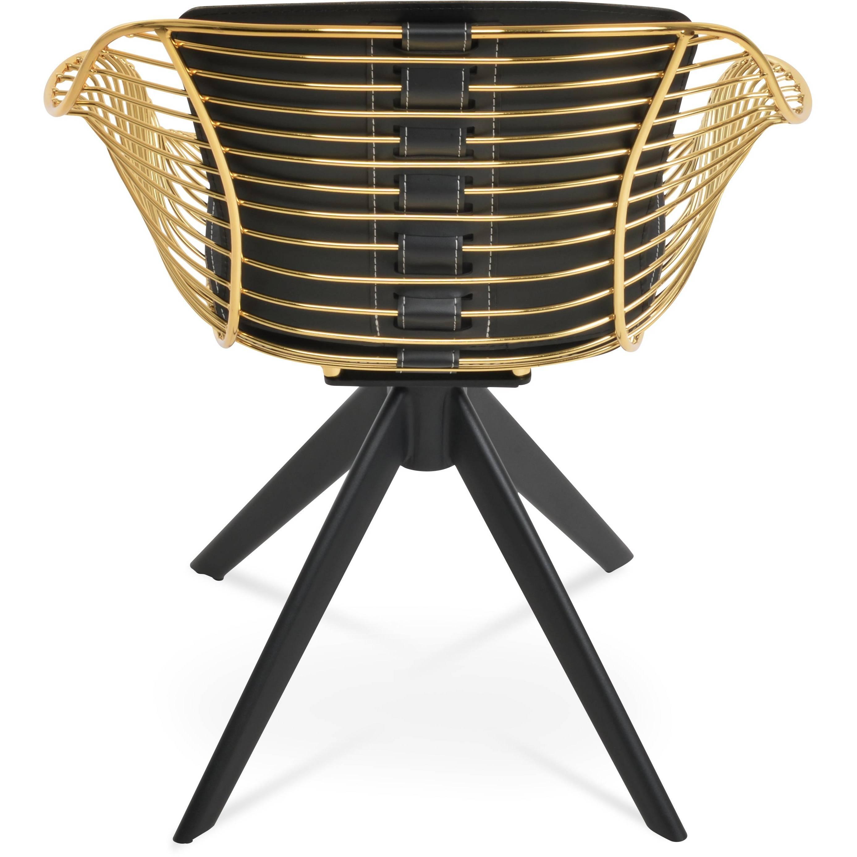 ZEBRA ARM SWORD SWIVEL DINING