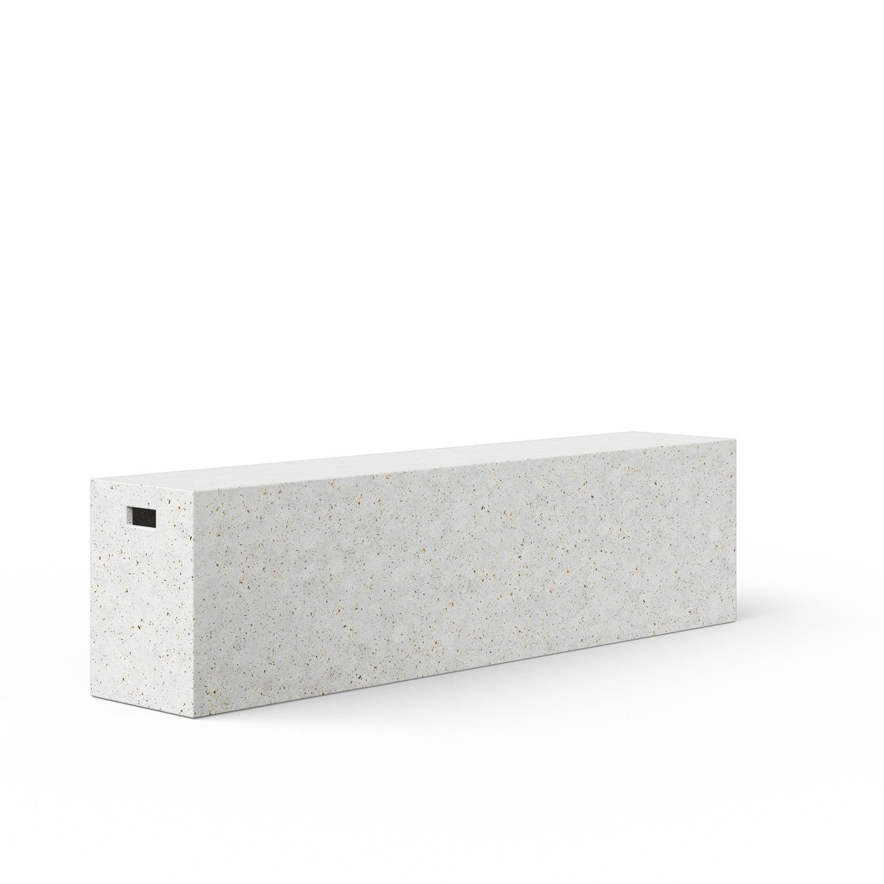 Mixx - Una Bench - 70.75" - Ivory Terrazzo
