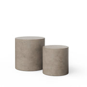 Mixx - Una Pedestal - Set of 2 - Dark Grey