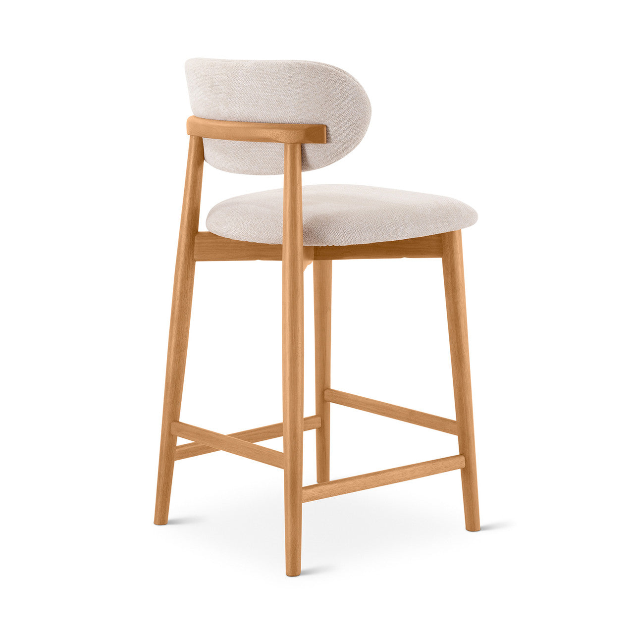 Lucia Counter Stool - Harvest Natural Seat - Domasco Frame
