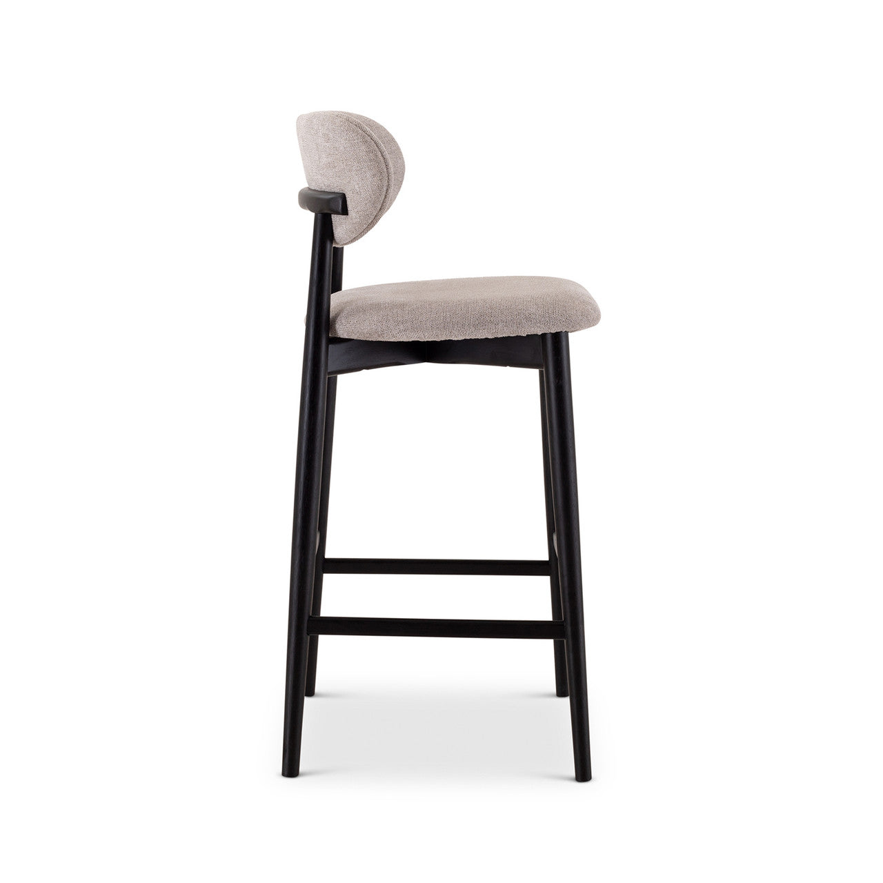 Lucia Bar Stool - Harvest Jute Seat - Ebano Frame