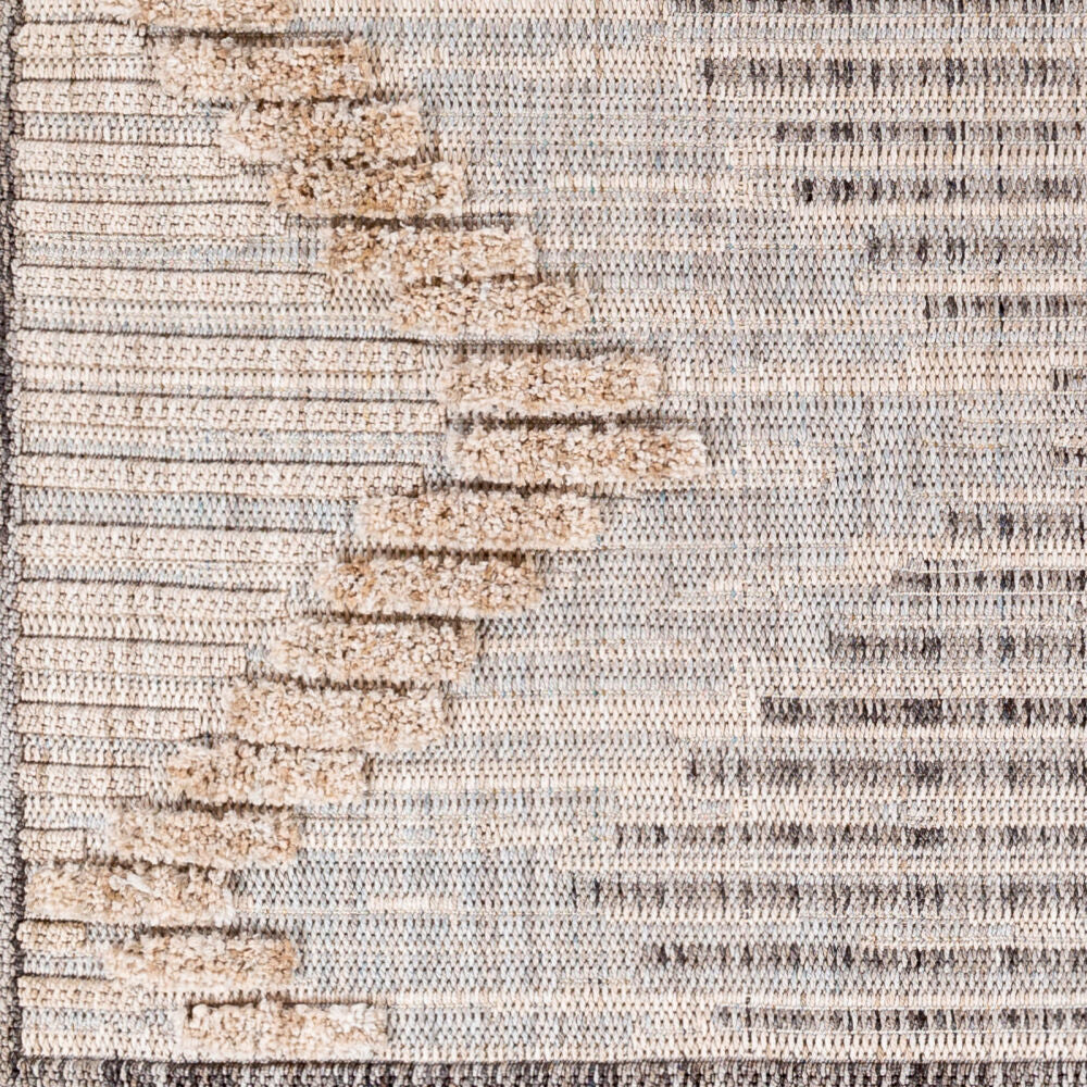 Zaragoza Charcoal/Medium Gray Machine Woven Rug ZRZ-2300 - swatch