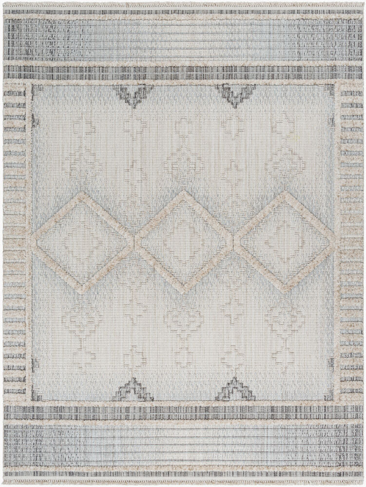 Zaragoza Charcoal/Medium Gray Machine Woven Rug ZRZ-2301 - 5'3" x 7'