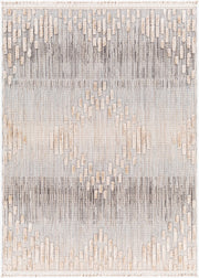 Zaragoza Charcoal/Medium Gray Machine Woven Rug ZRZ-2303 - 5'3" x 7'
