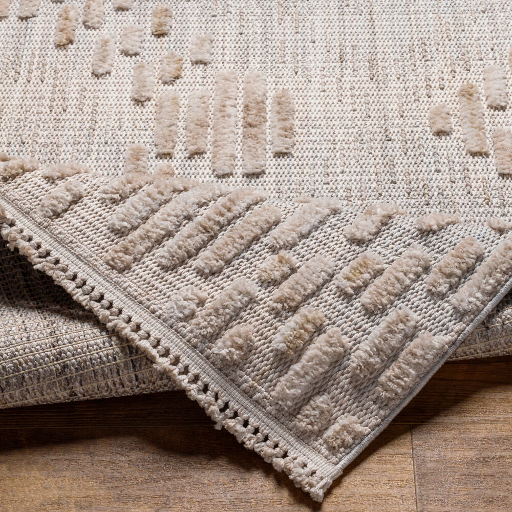Zaragoza Charcoal/Medium Gray Machine Woven Rug ZRZ-2303 - fold