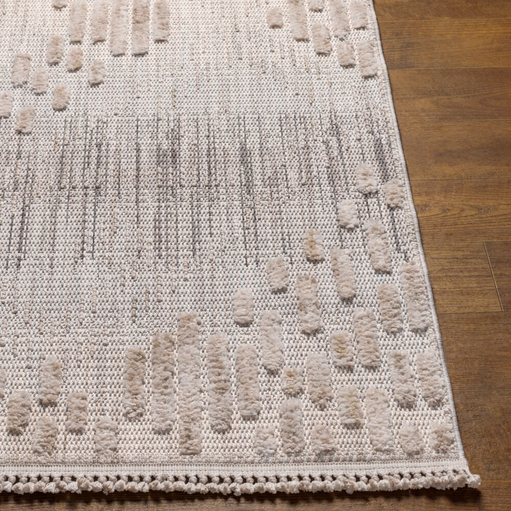 Zaragoza Charcoal/Medium Gray Machine Woven Rug ZRZ-2303 - front