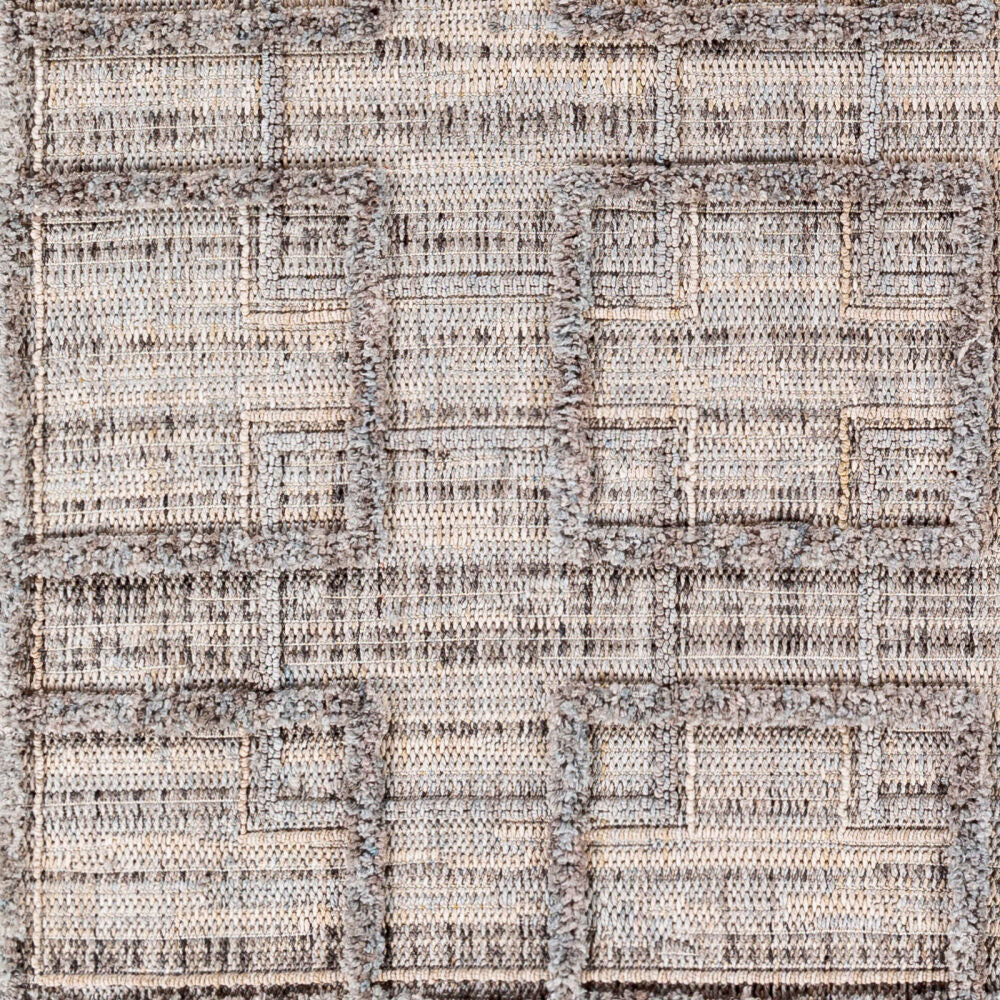Zaragoza Charcoal/Medium Gray Machine Woven Rug ZRZ-2314 - swatch