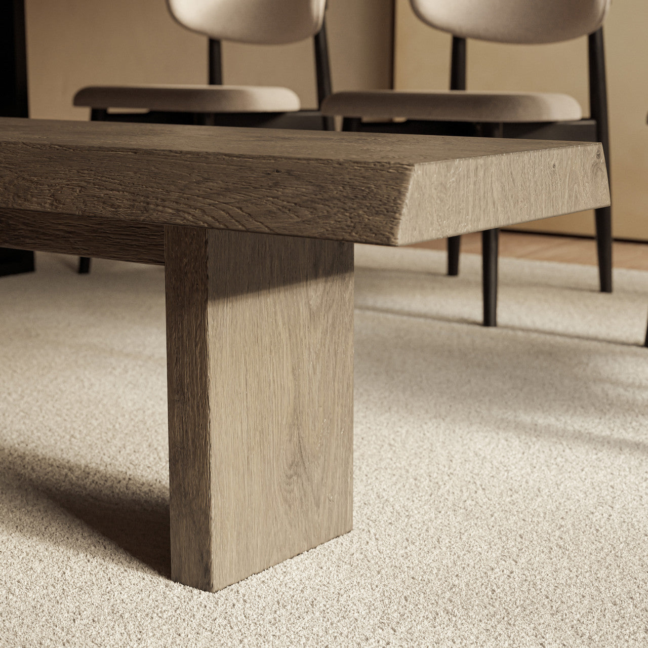 Brooks - Bench - 102" - Sandblasted Grey Frame