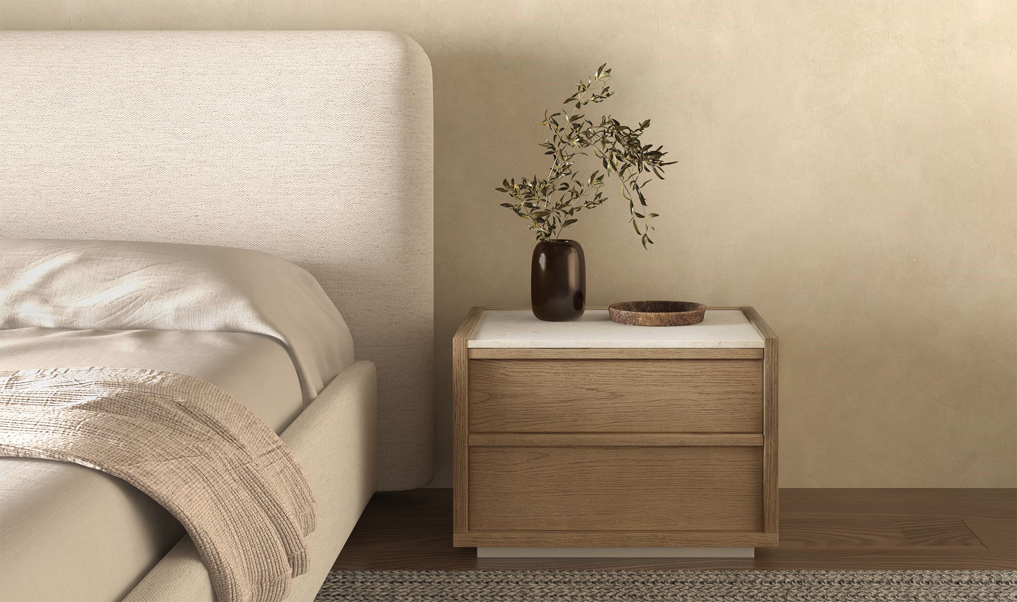 Ashcroft Nightstand Oak by Moe's Home Collection - view 4