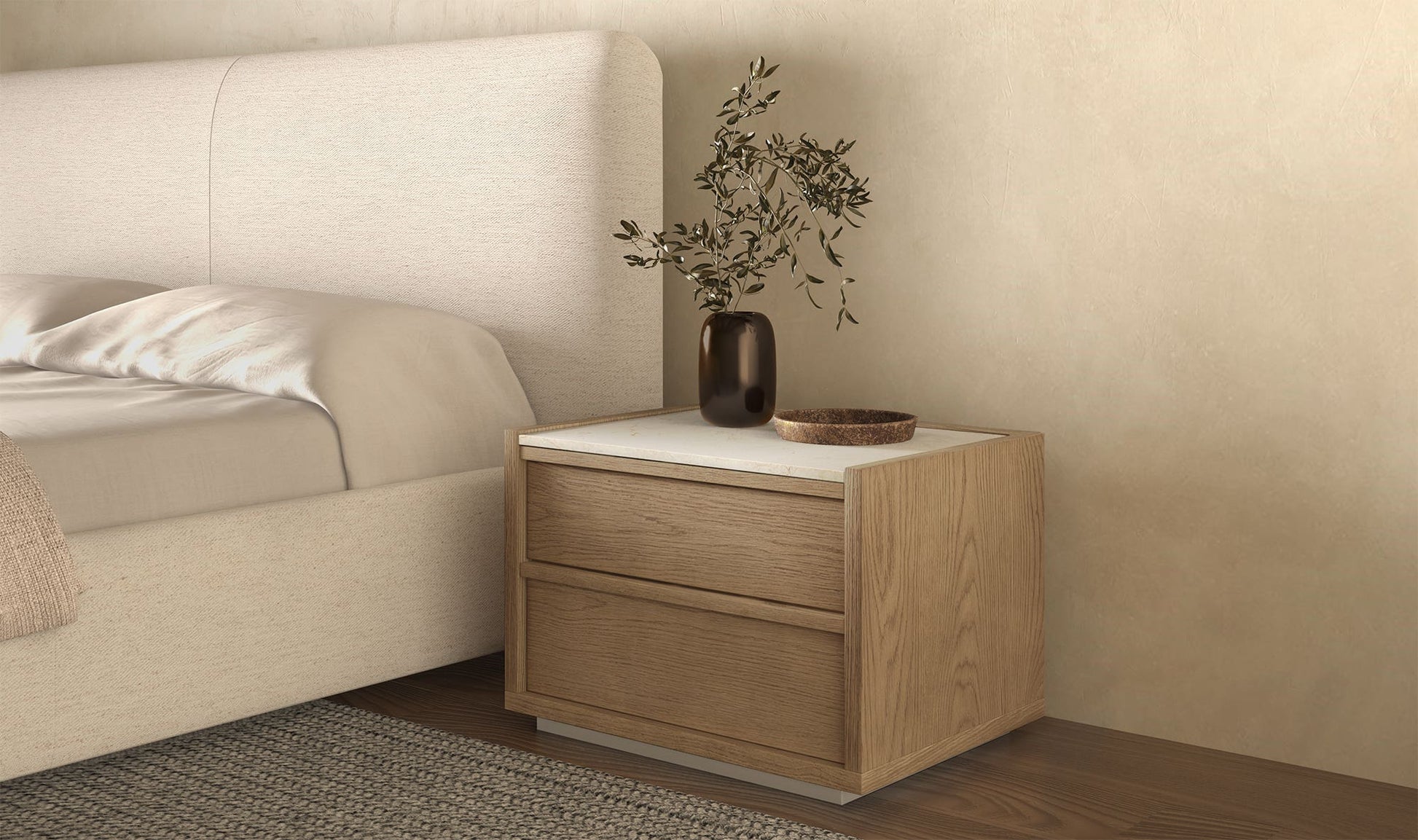 Ashcroft Nightstand Oak by Moe's Home Collection - view 5
