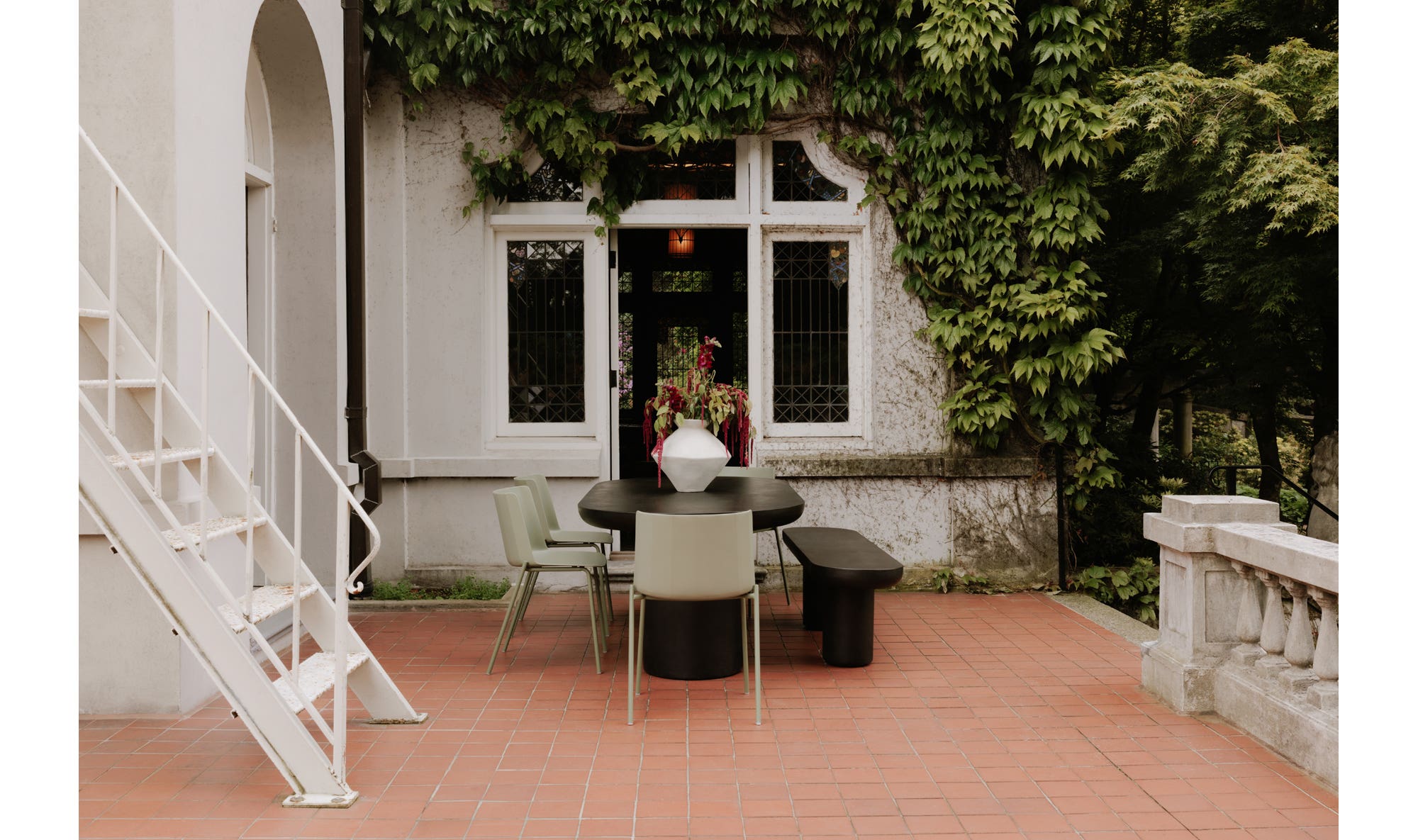 Rocca Bench Black by Moe's Home Collection - view 10