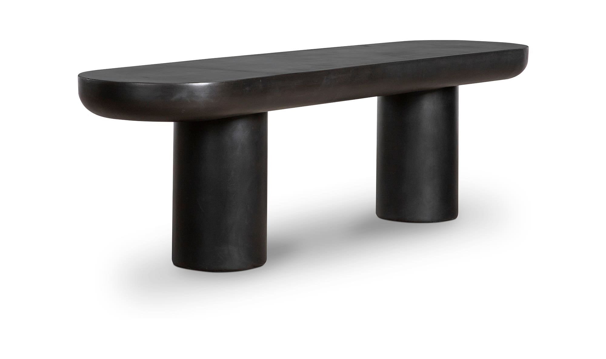 Rocca Bench Black by Moe's Home Collection - view 12